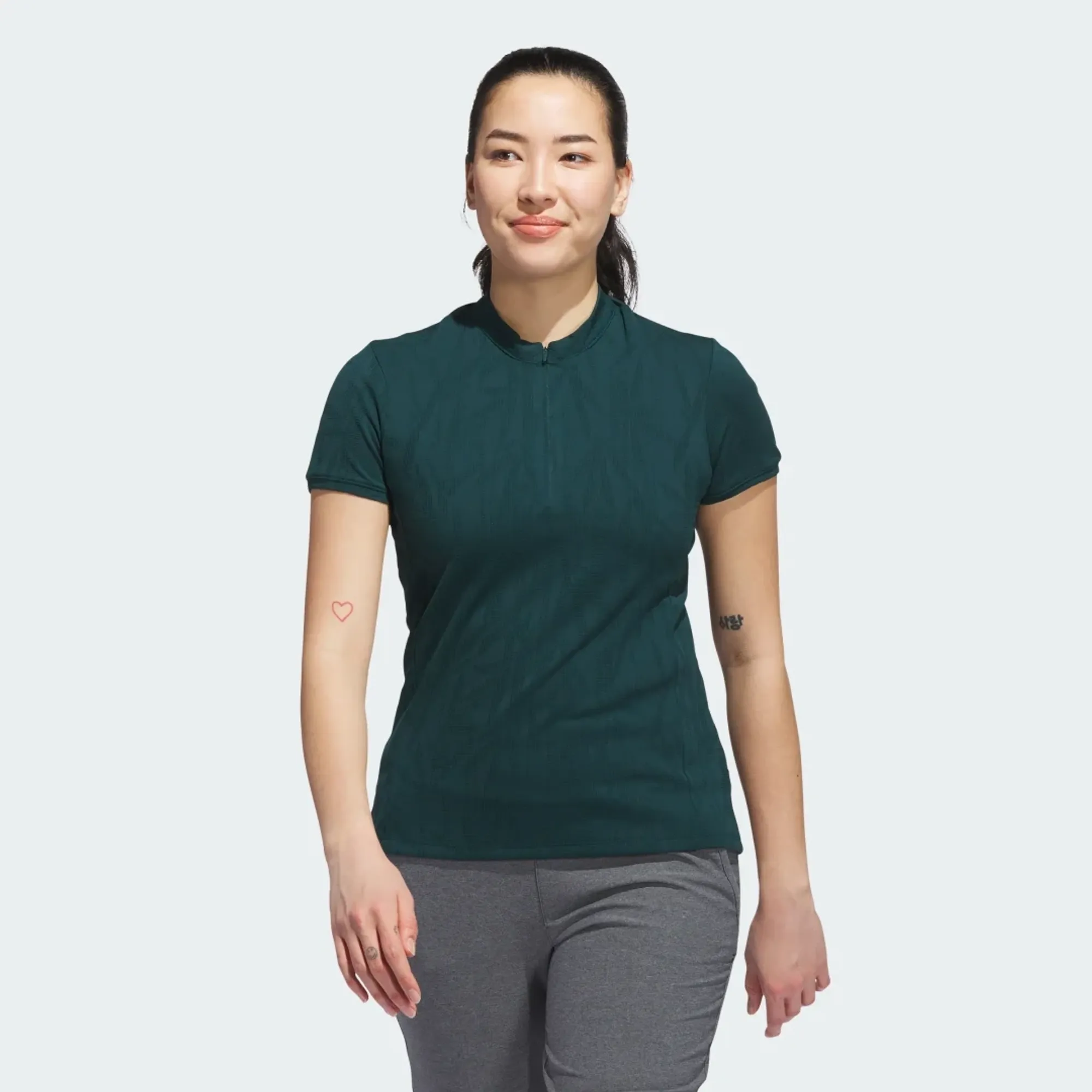 adidas Go-to Jacquard Short Sleeve Polo Shirt