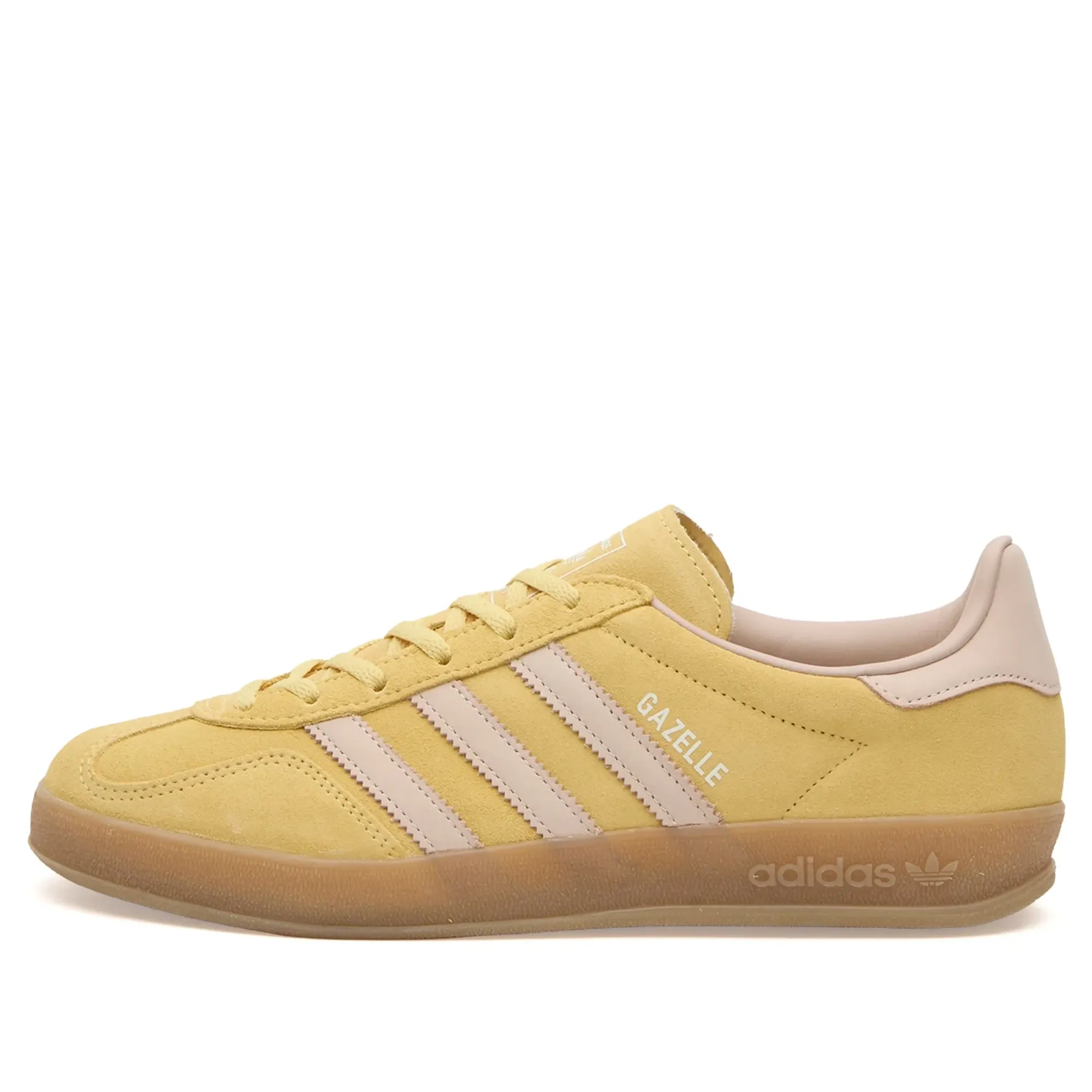 Adidas Women's Gazelle Indoor Sneakers Almost Yellow/Wonder Quartz/Gum