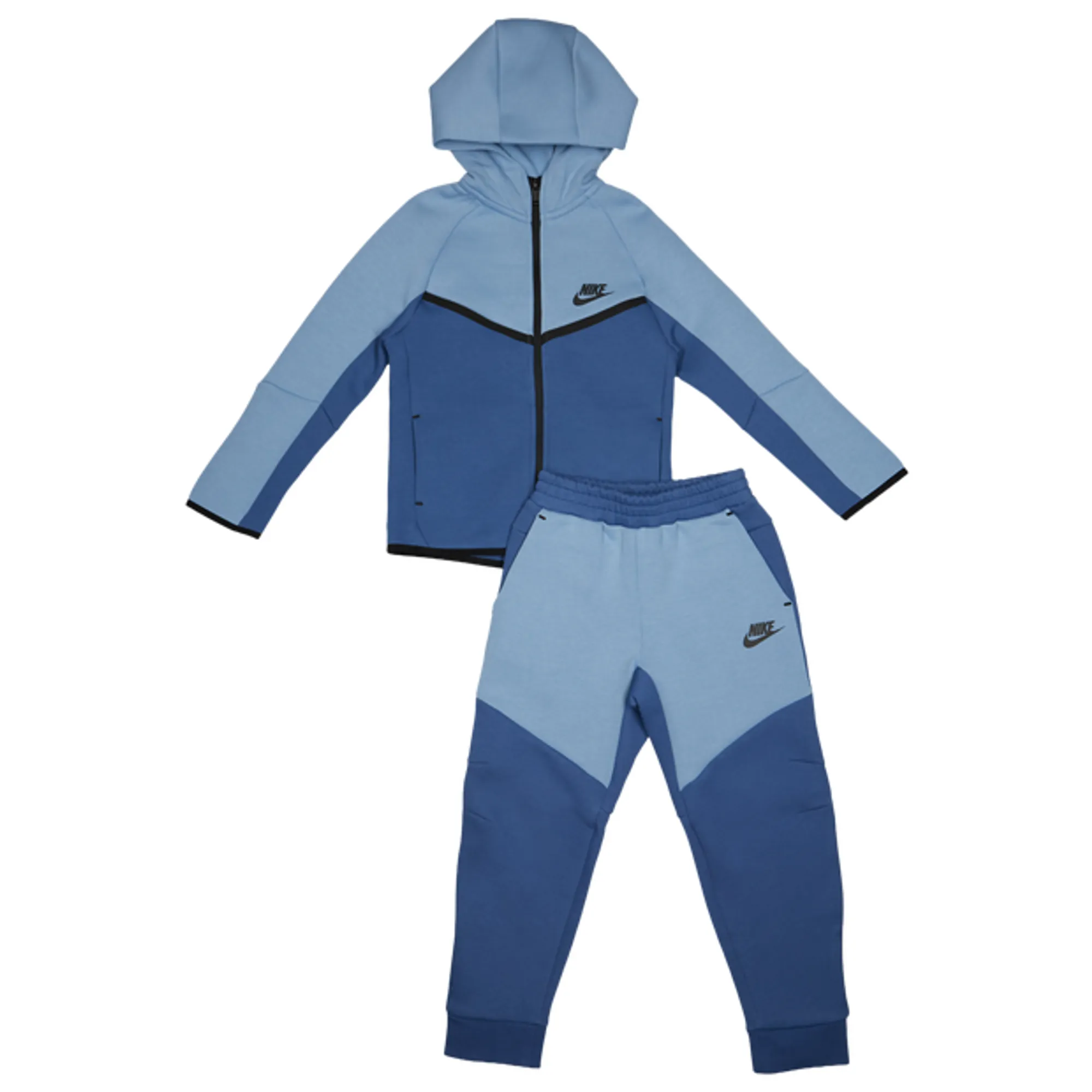 Nike Tech Colorblock Unisex Tracksuits - Blue