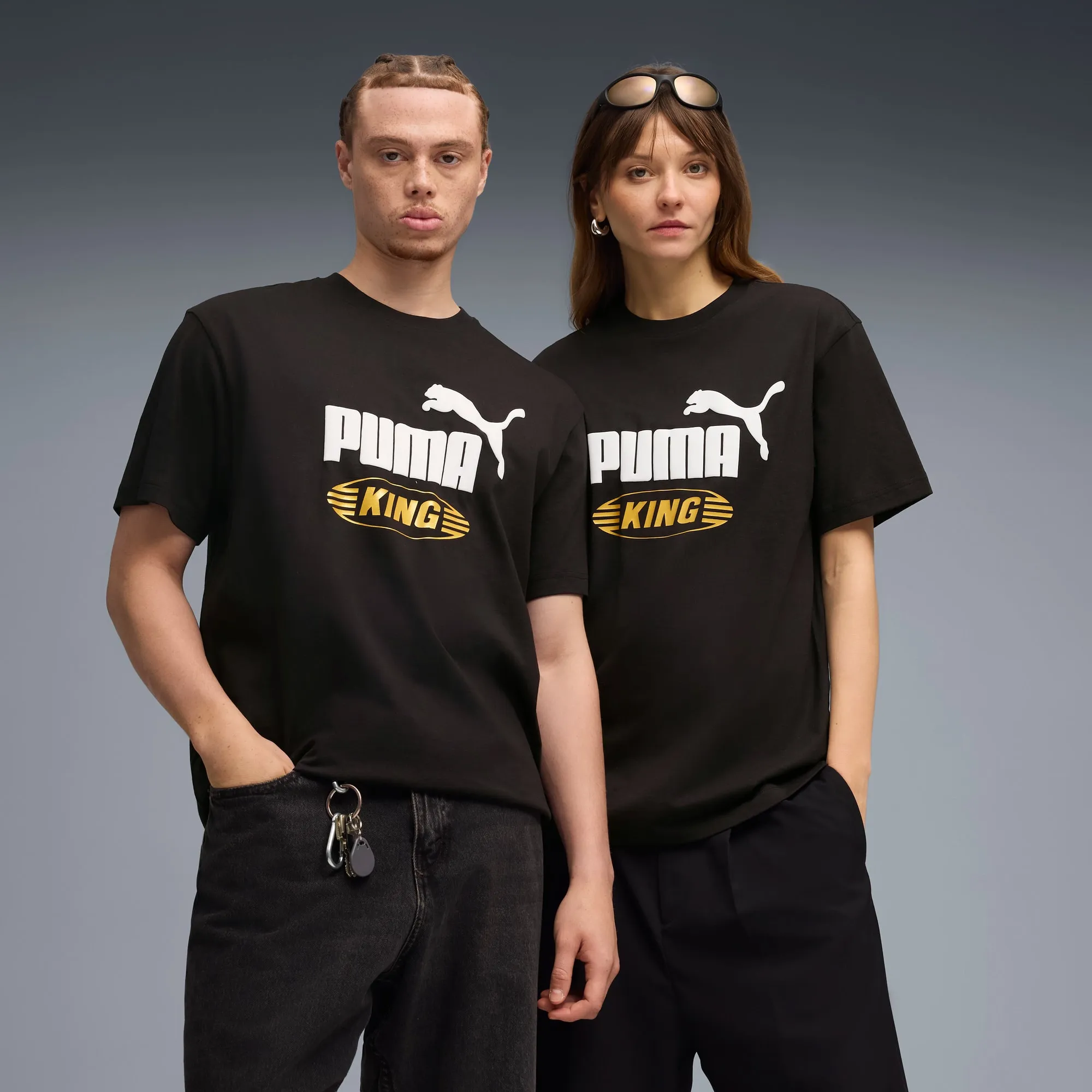 Future.PUMA.Archive King Relaxed Tee Shirt Unisex, Black, size 3XL