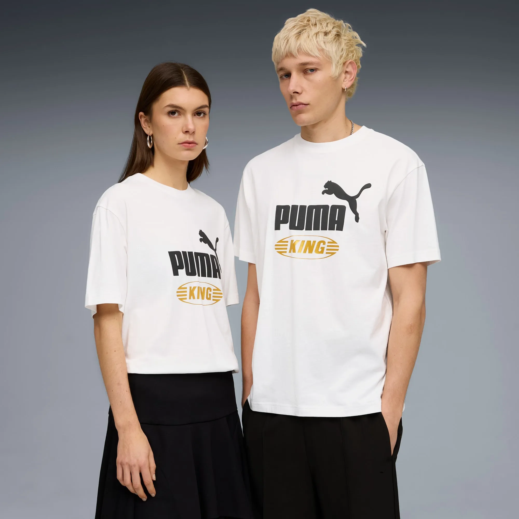 Future.PUMA.Archive King Relaxed Tee Shirt Unisex, White, size 3XL