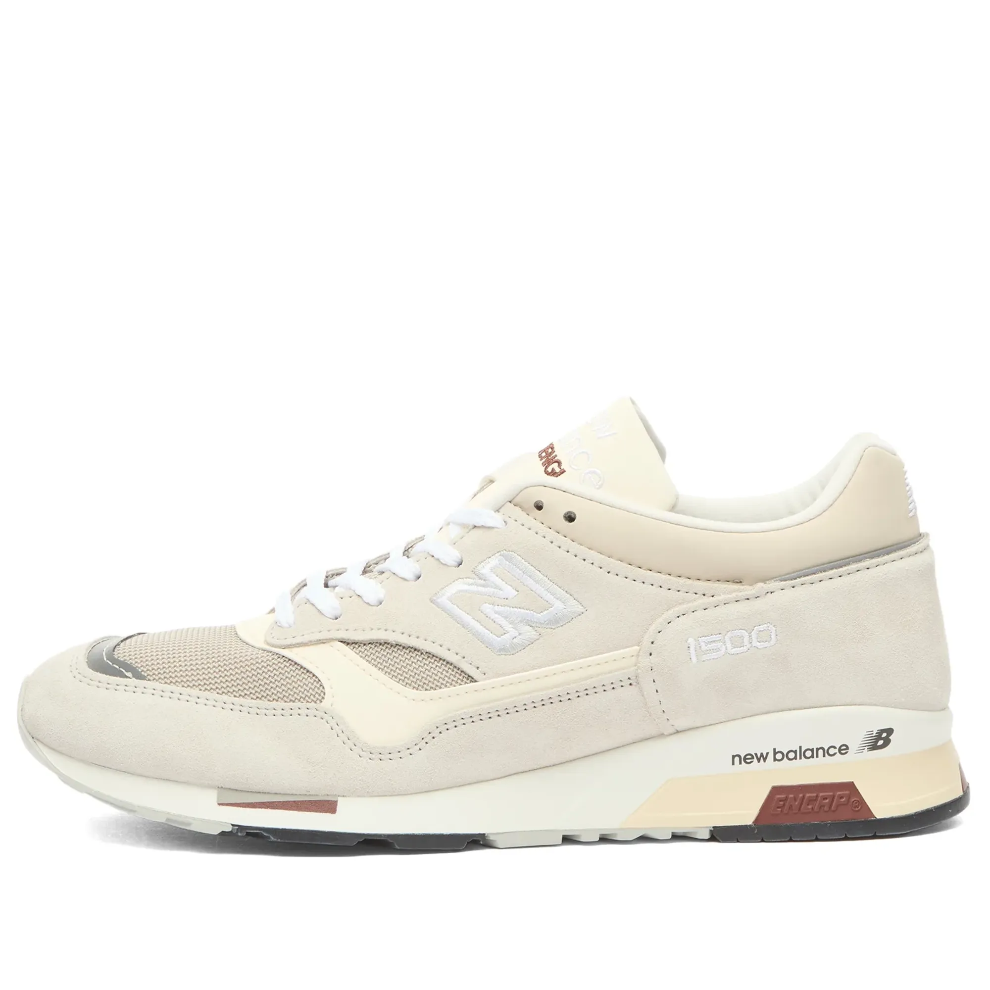 New Balance Unisex Made in UK 1500 in Grey/Beige Suede/Mesh