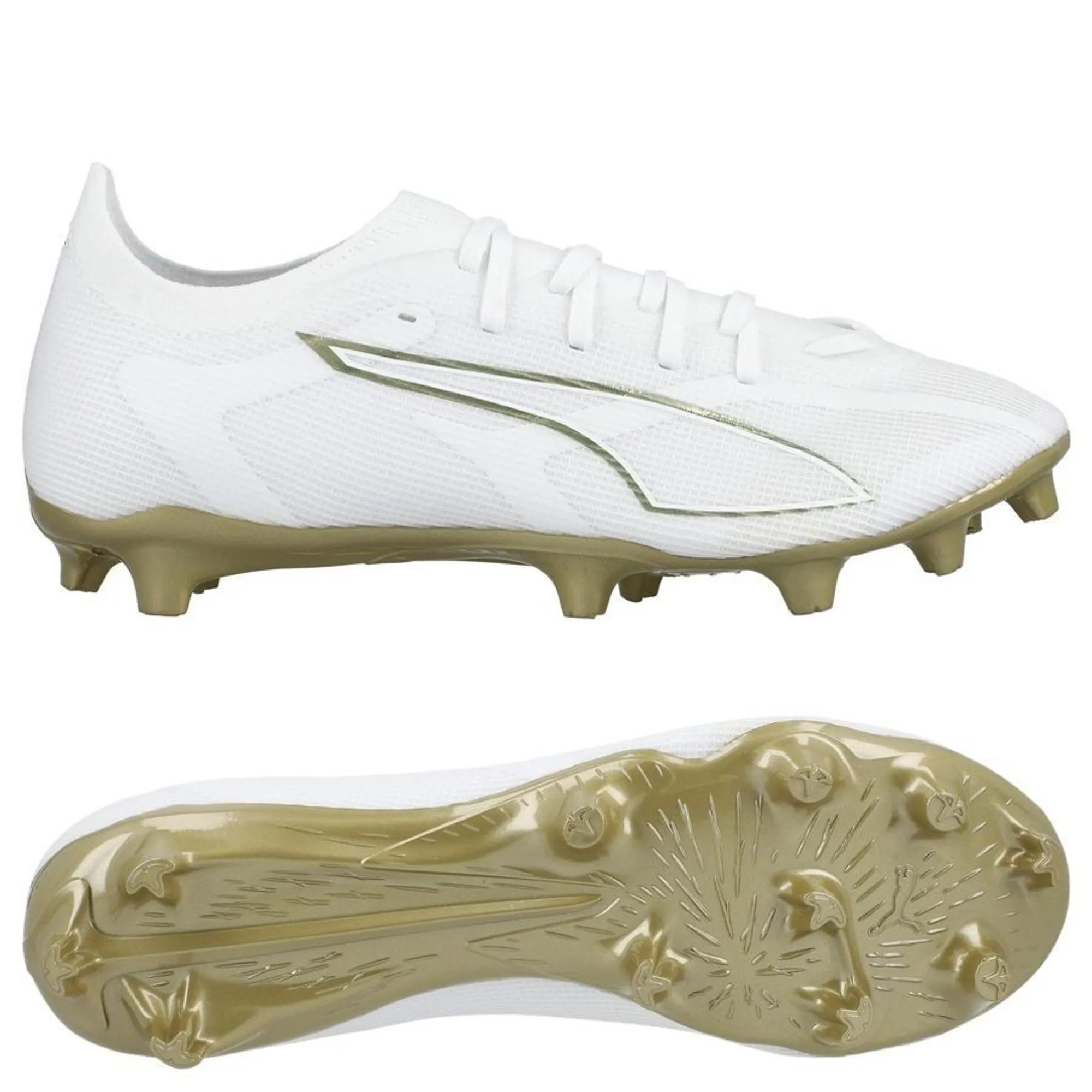 Puma Ultra 6 Match Fg/Ag White Gold - ['White']