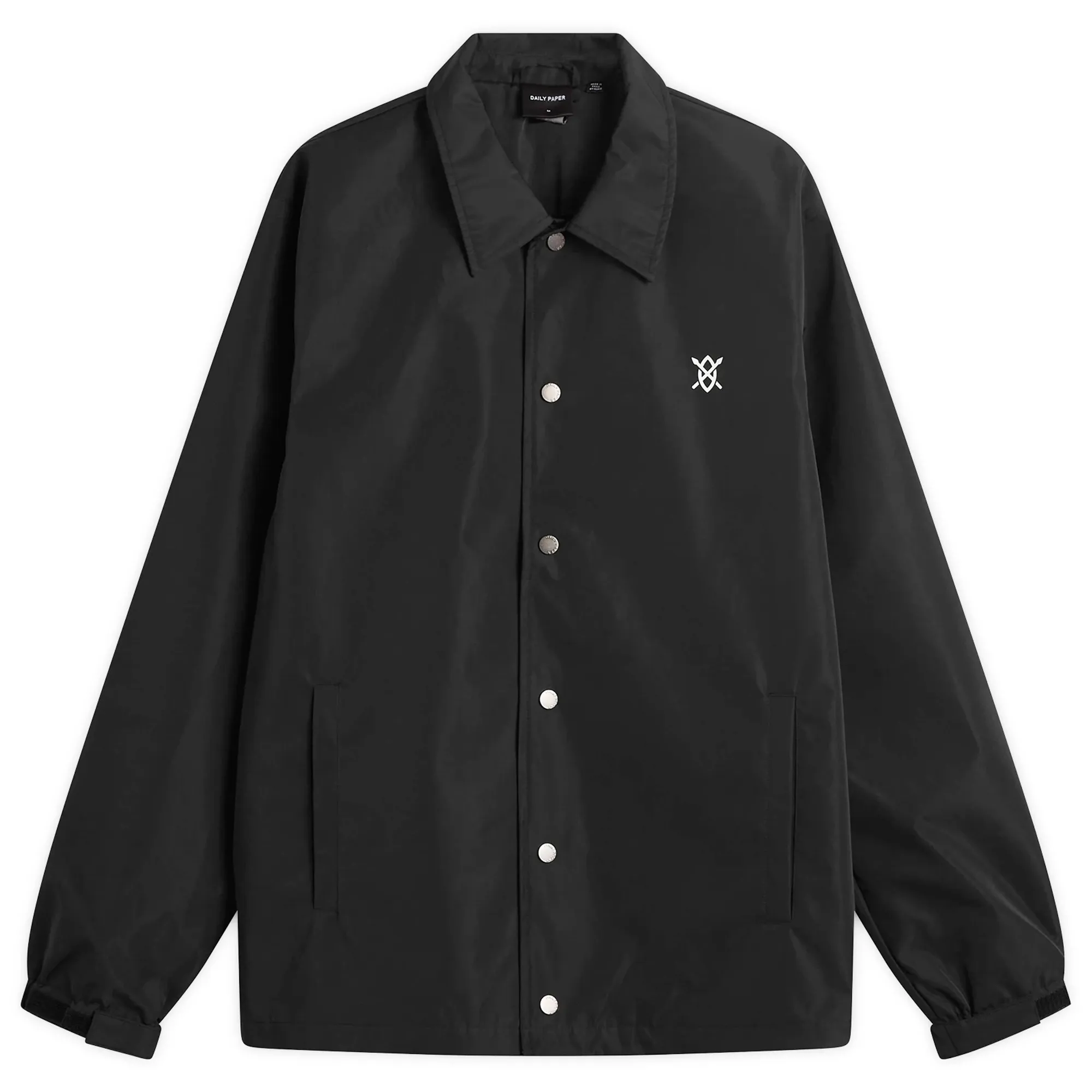Daily Paper Men's Alias Dias Coach Jacket Black