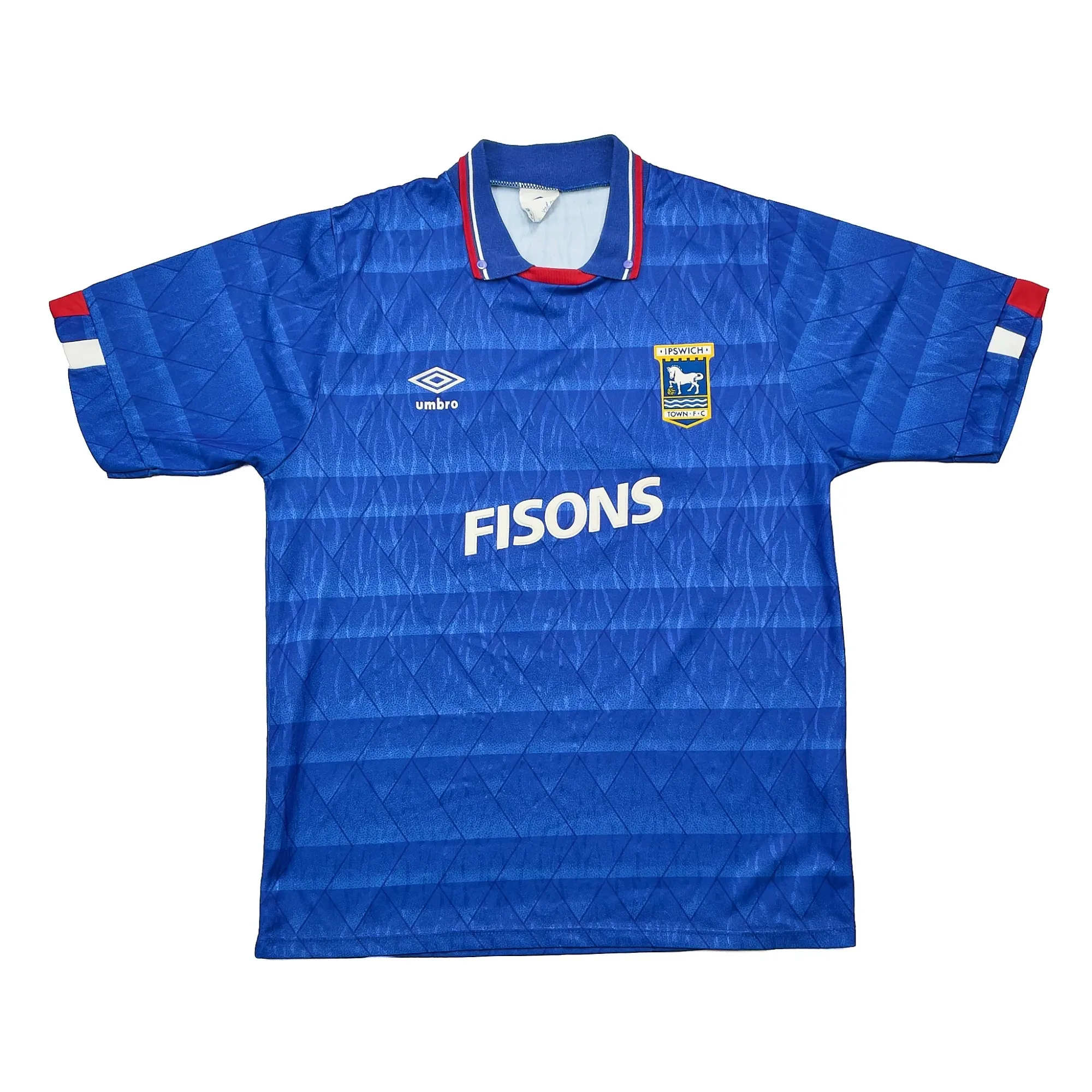 1989/92 Ipswich Town Home Shirt (M) Umbro | Cult Kits