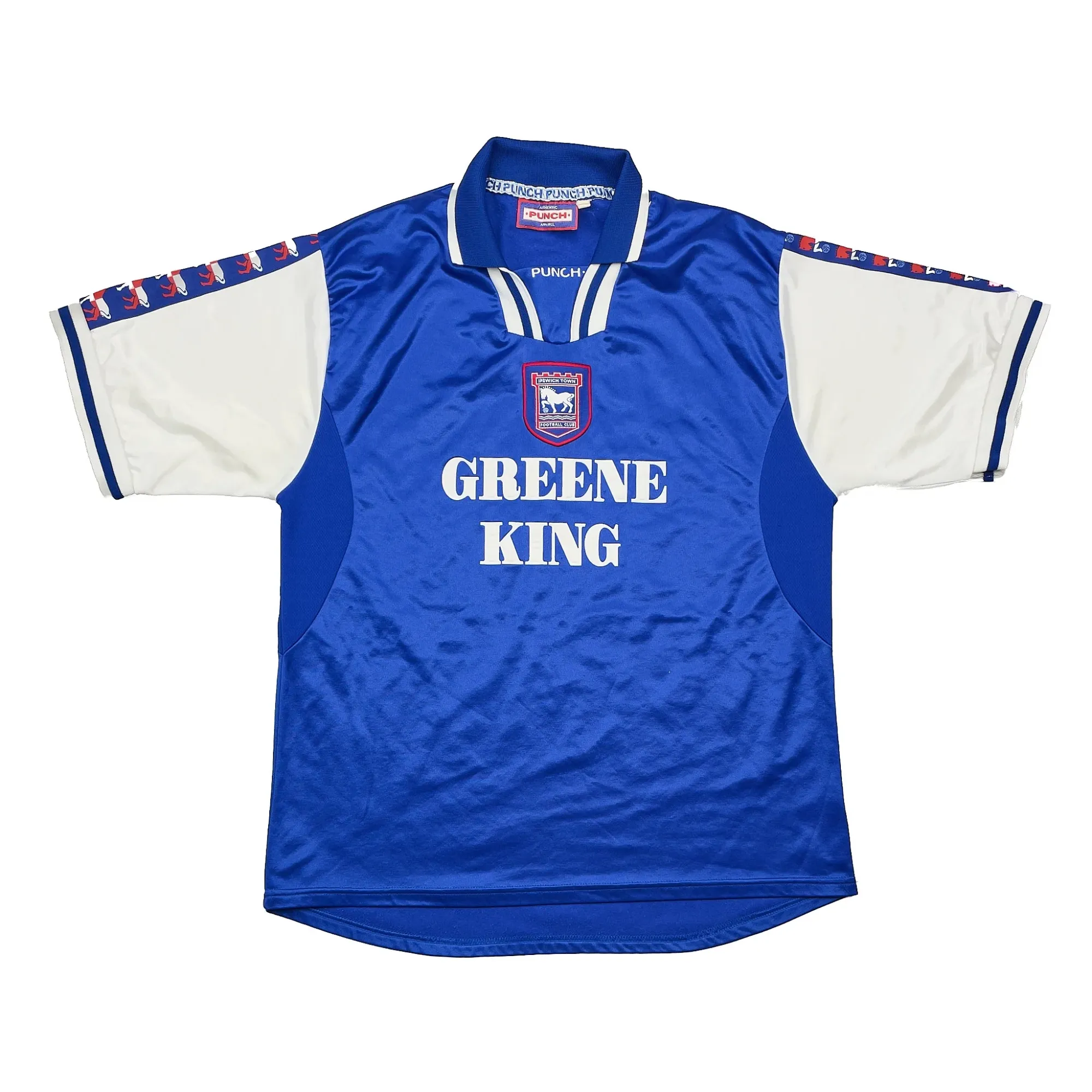 1997/99 Ipswich Town Home Shirt (L) Punch | Cult Kits