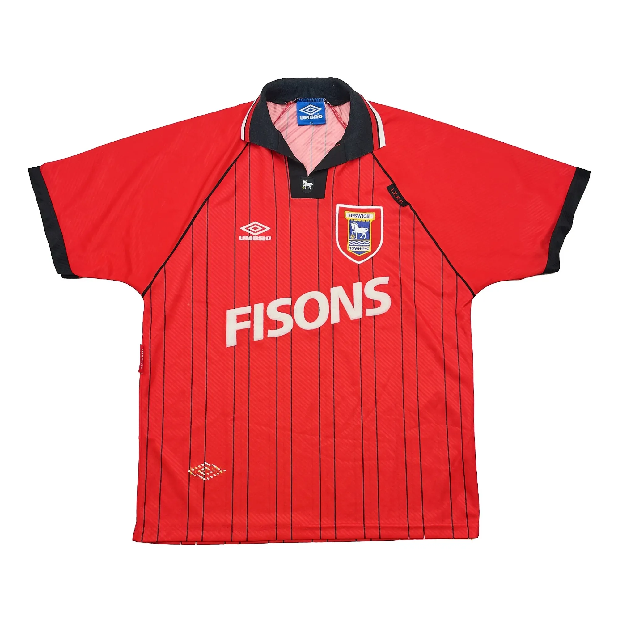1993/95 Ipswich Town Away Shirt (XL) Umbro | Cult Kits