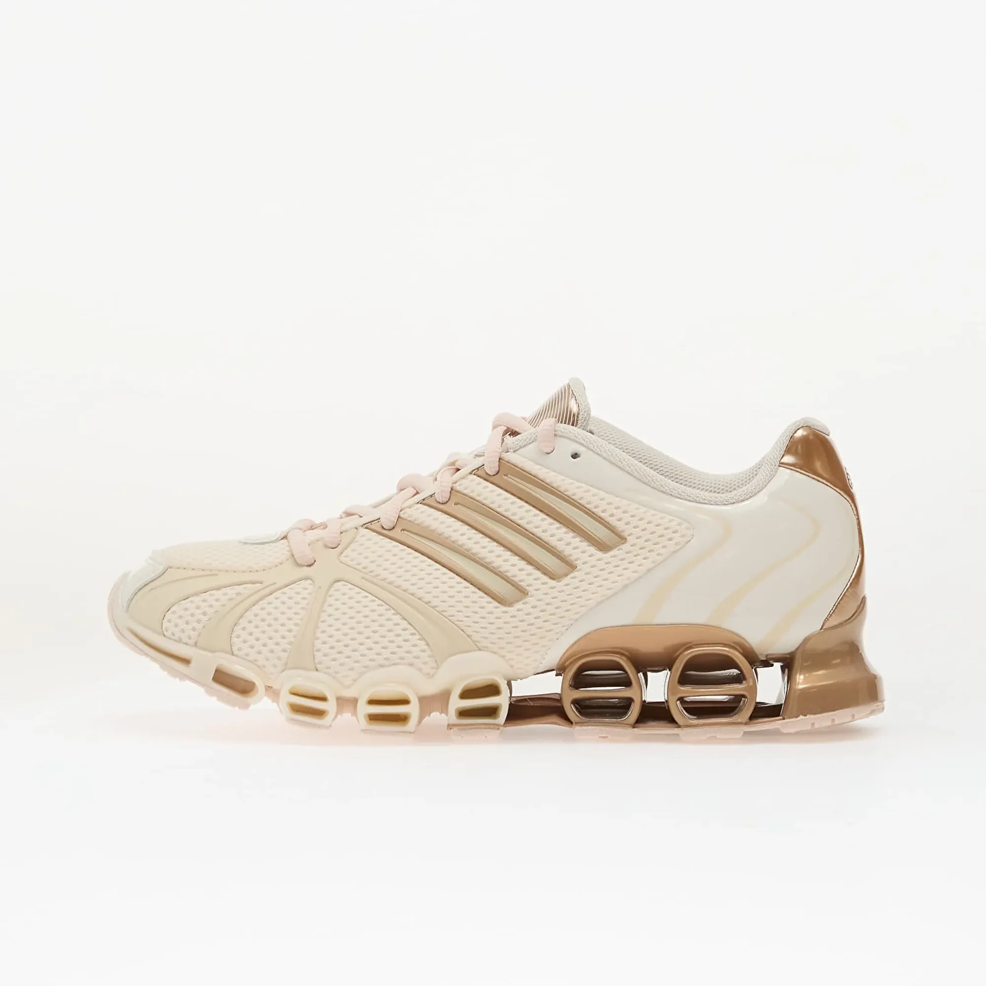 adidas Originals Womens Mega Ghostride Core White Copper Metallic Wonder Quartz