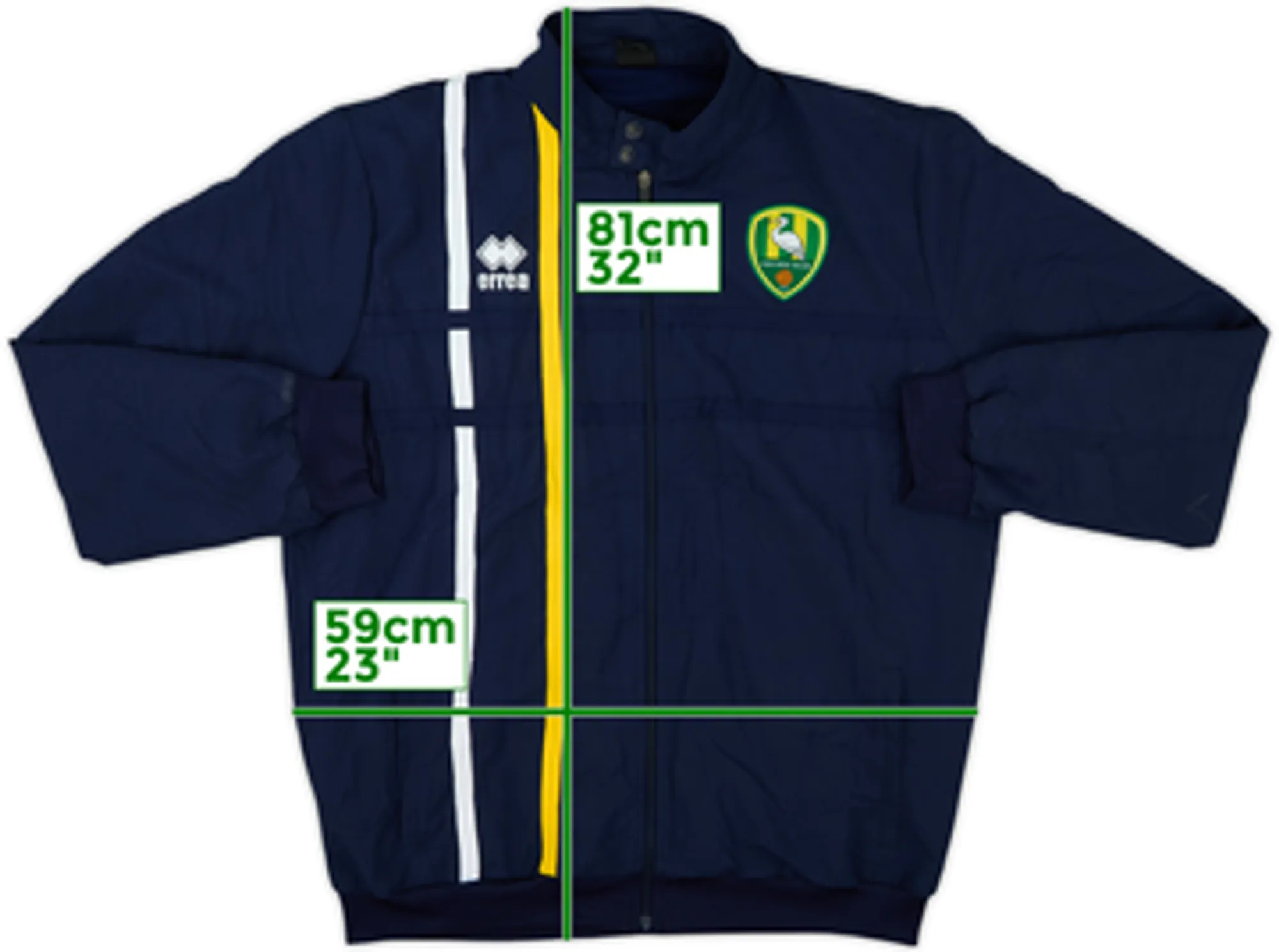 2016-17 ADO Den Haag Errea Track Jacket - 9/10 - (3XL)