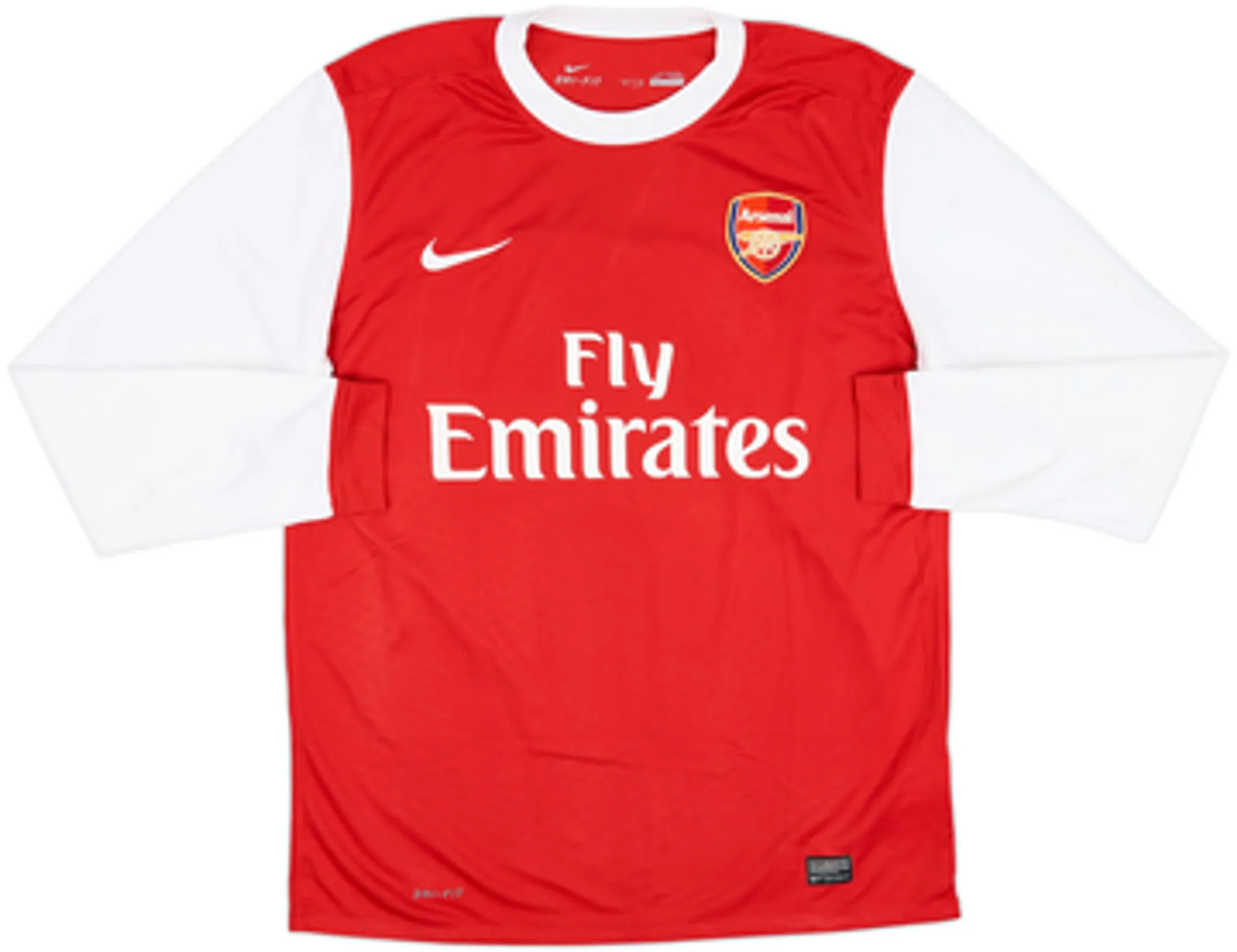 2010-11 Arsenal Home L/S Shirt Fabregas #4 - 8/10 - (M)