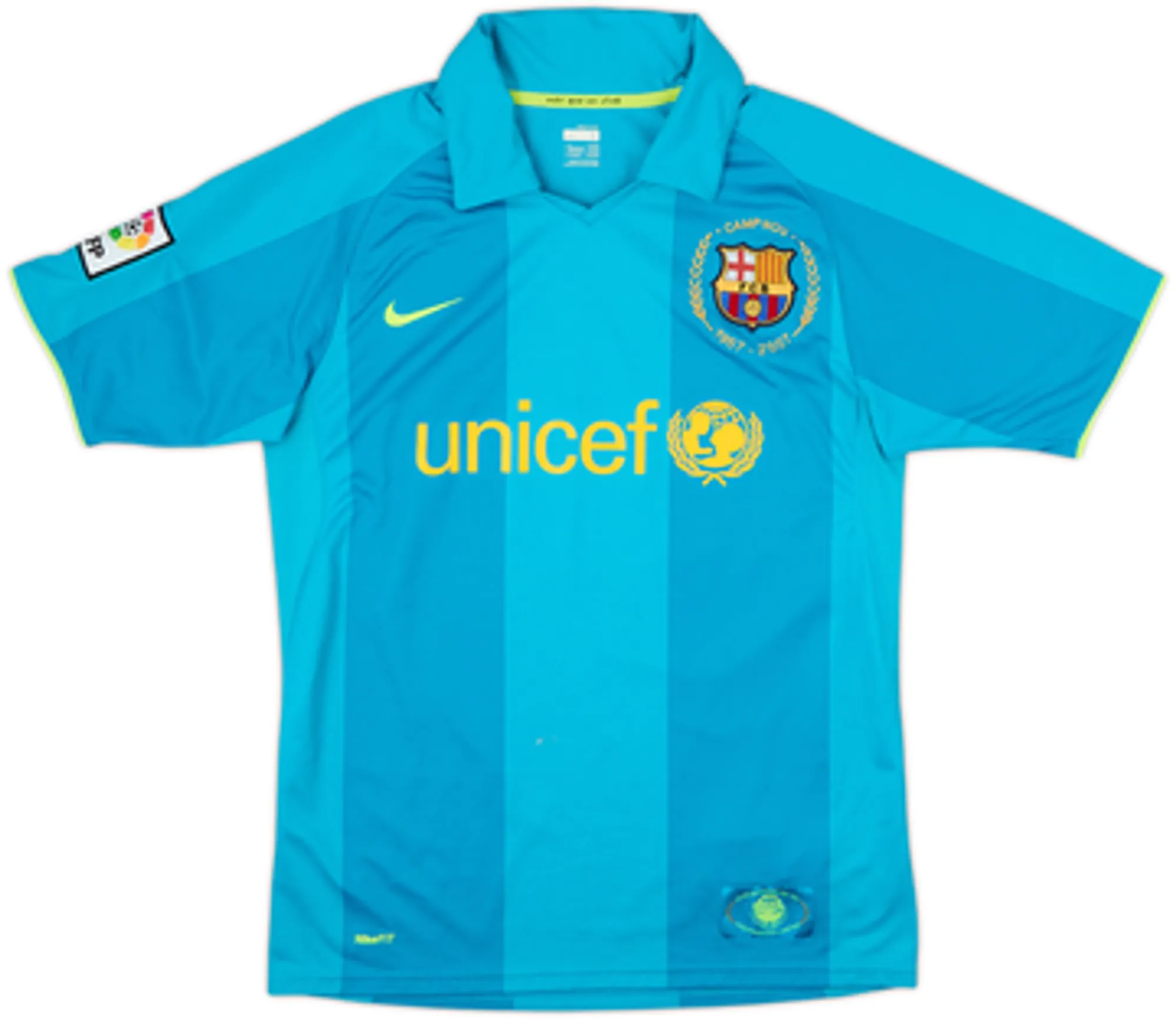 2007-09 Barcelona Away Shirt Messi #19 - 8/10 - (XL)