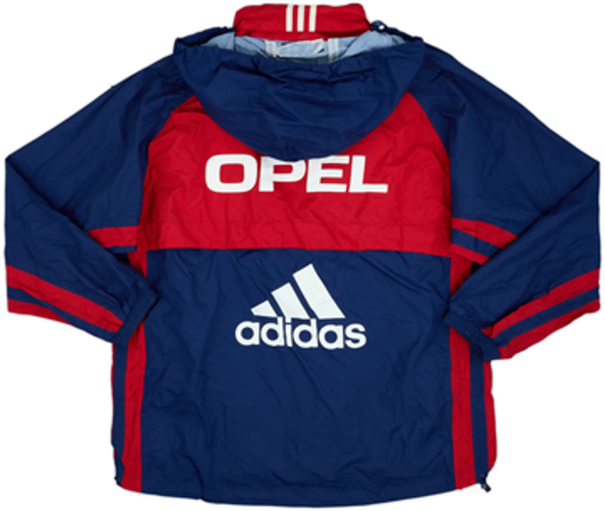 1998-00 Bayern Munich Player Issue adidas Hooded Rain Jacket - 6/10 - (L/XL)