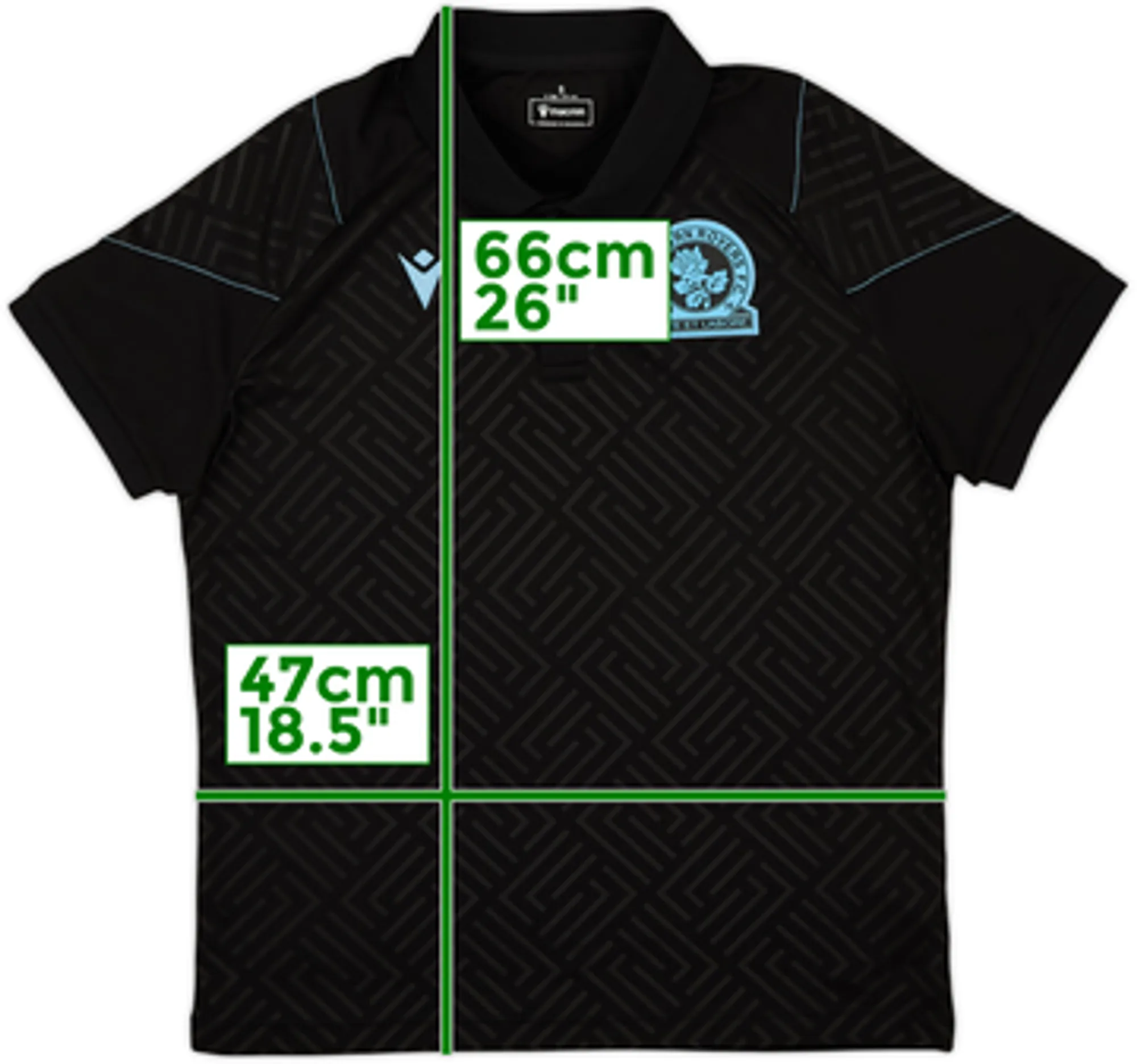 2021-22 Blackburn Macron Polo Shirt - 9/10 - (S)