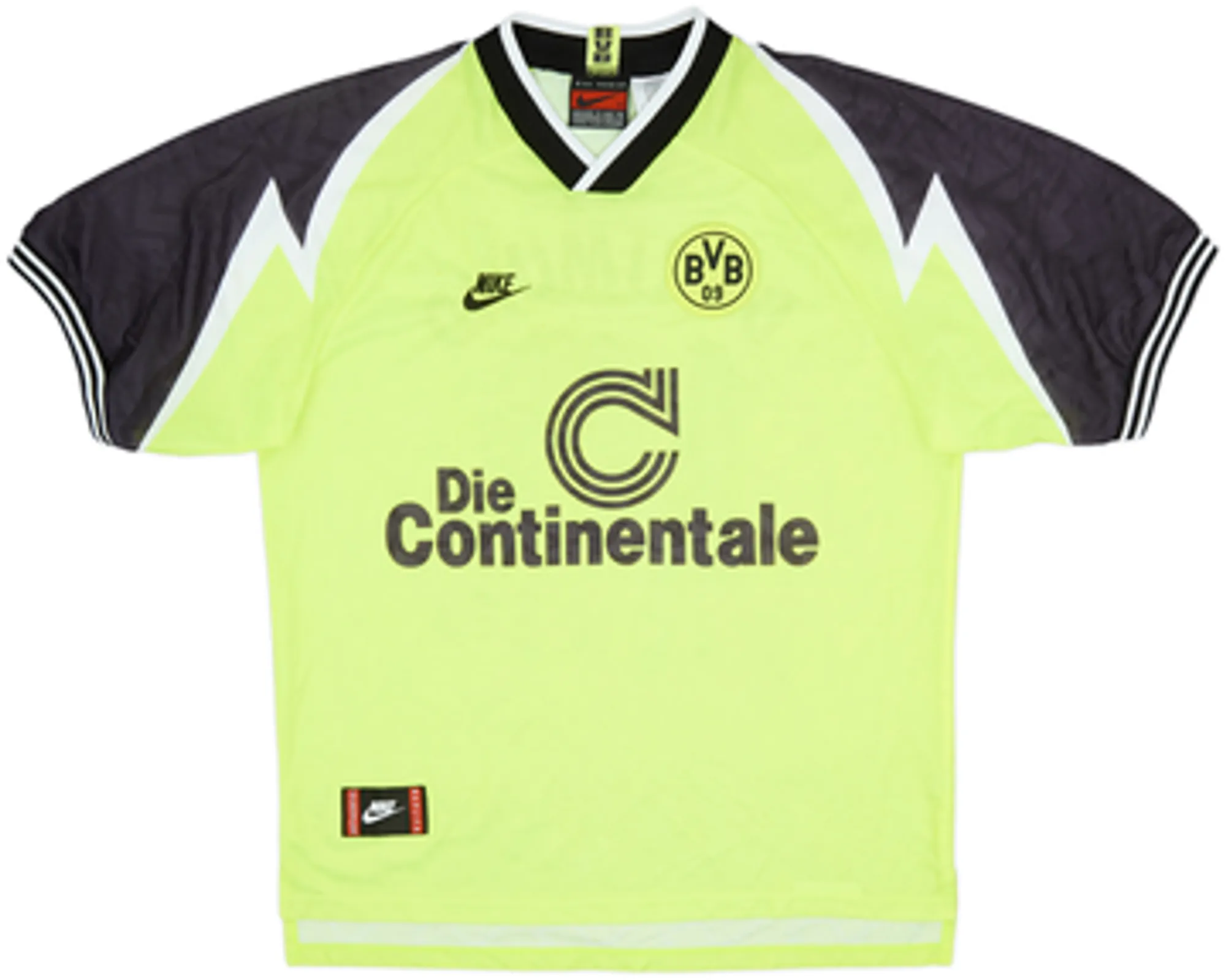 1995-96 Borussia Dortmund Home Shirt Ricken #18 - 6/10 - (L)