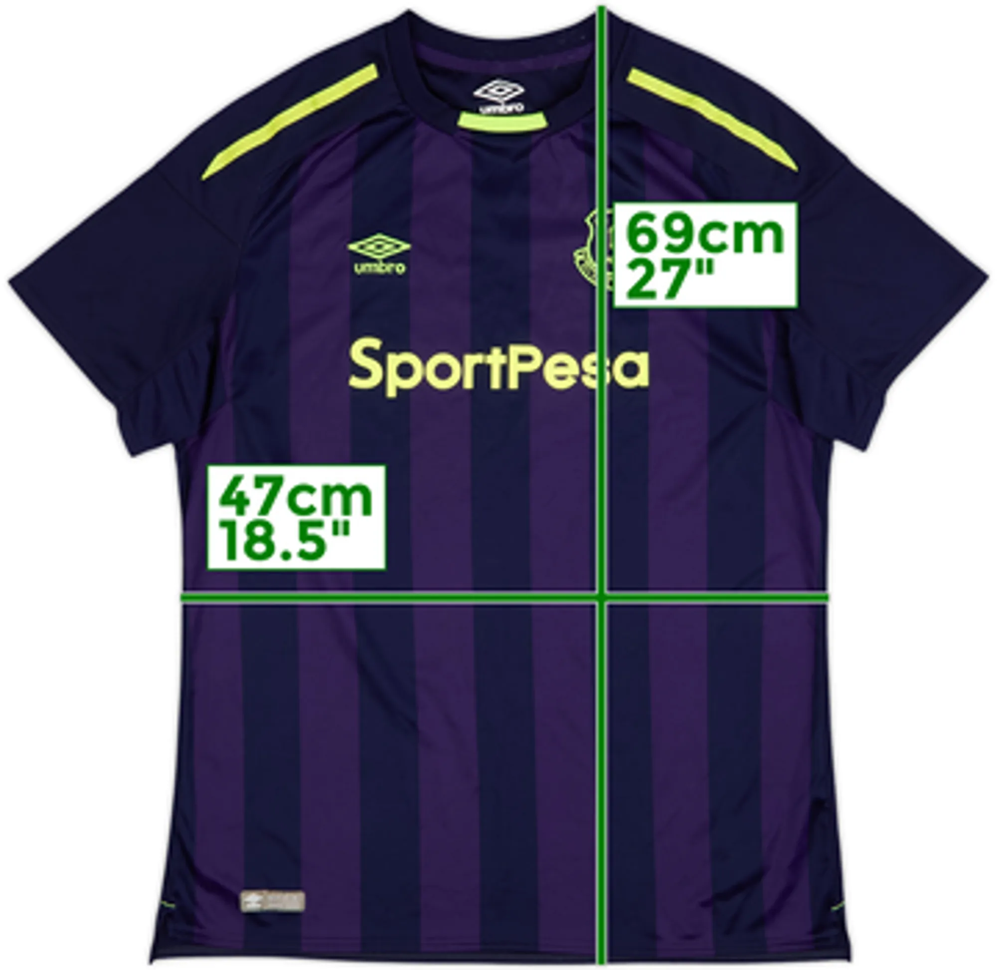 2017-18 Everton Third Shirt - 9/10 - (Women's L)