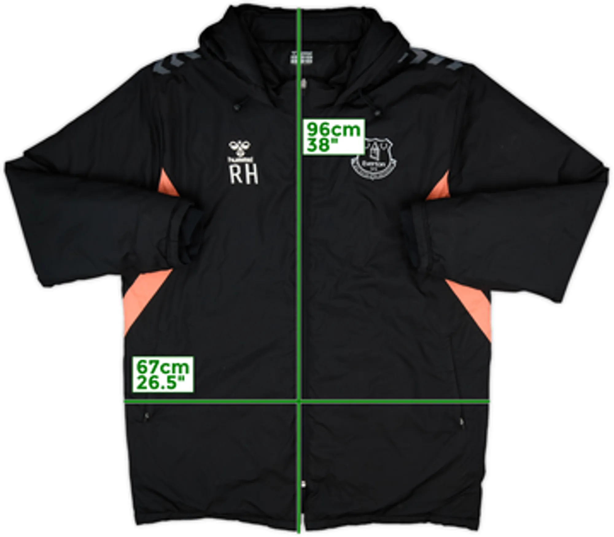 2023-24 Everton Staff Issue Umbro Padded Bench Coat RH - 8/10 - (3XL)