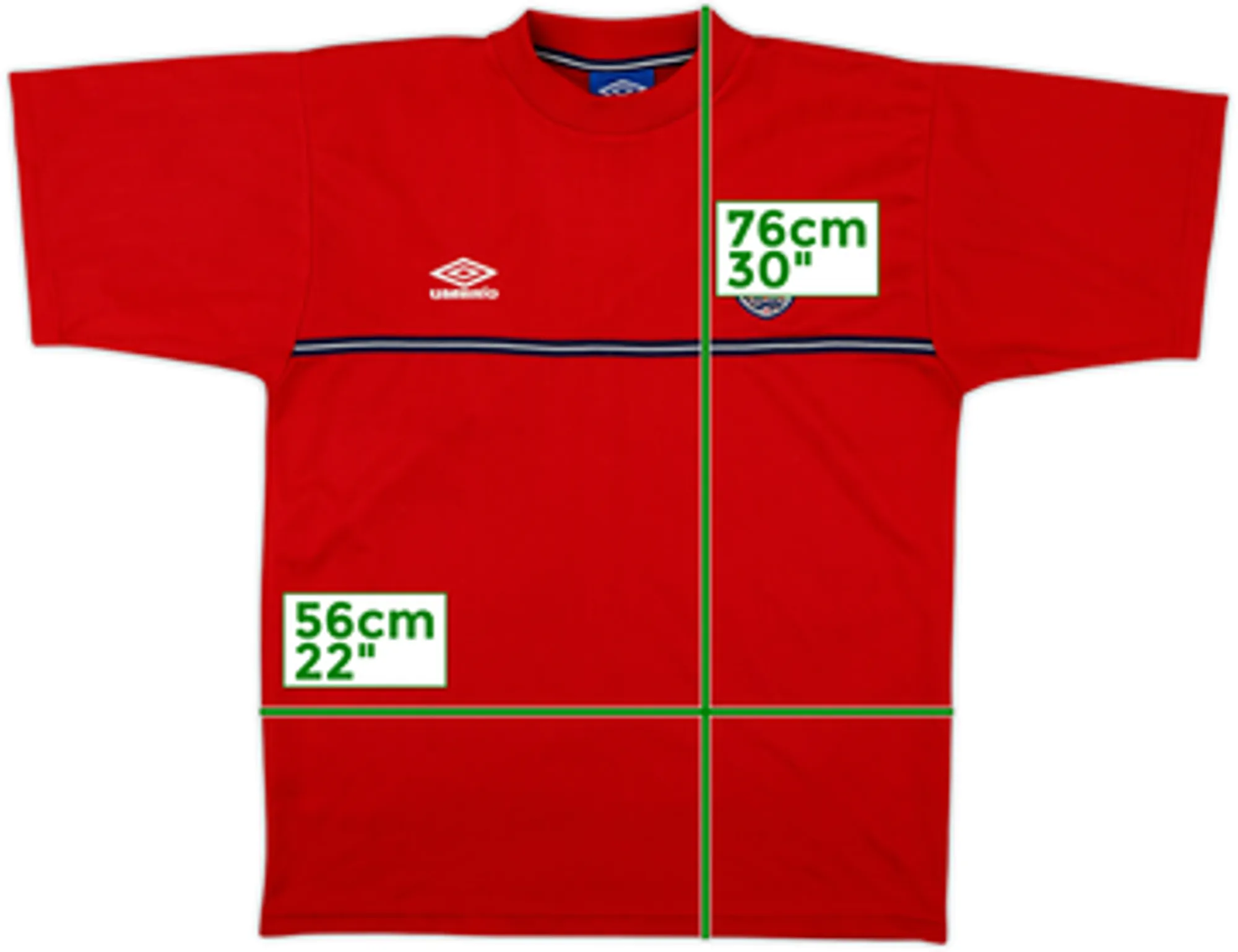 1999-01 England Umbro Training Shirt - 9/10 - (L)