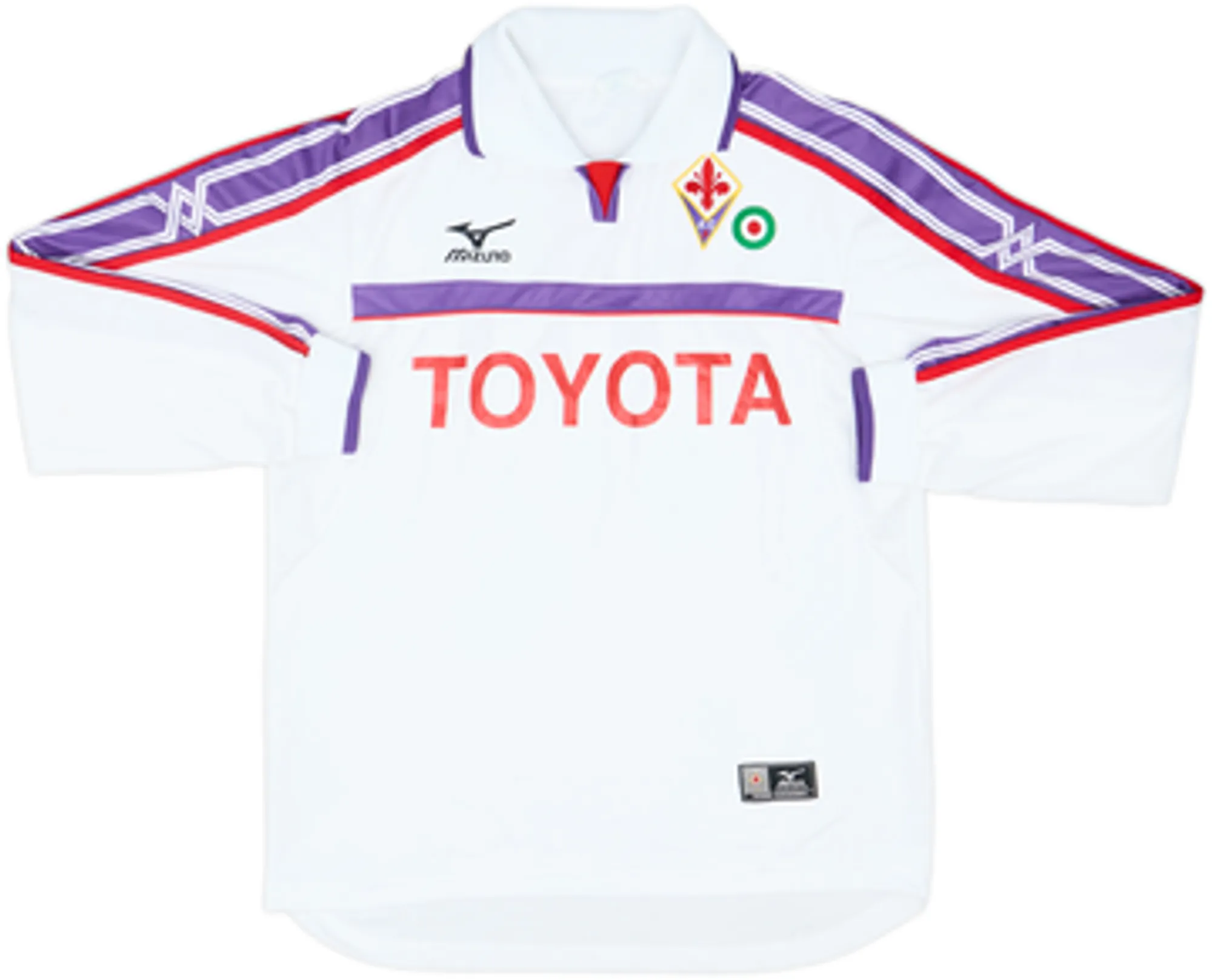2001-02 Fiorentina Away L/S Shirt & Shorts - 7/10 - (M)