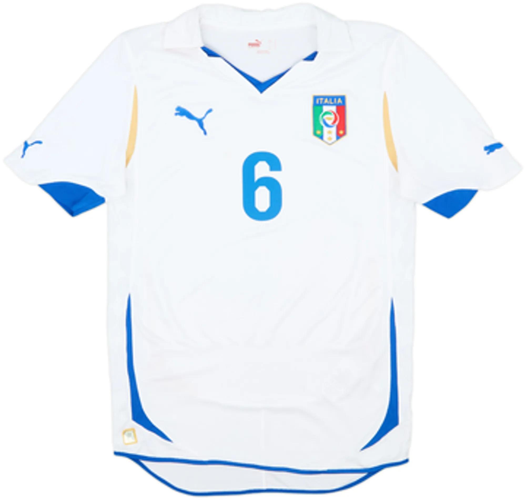 2010-12 Italy Away Shirt De Rossi #6 - 7/10 - (XL)