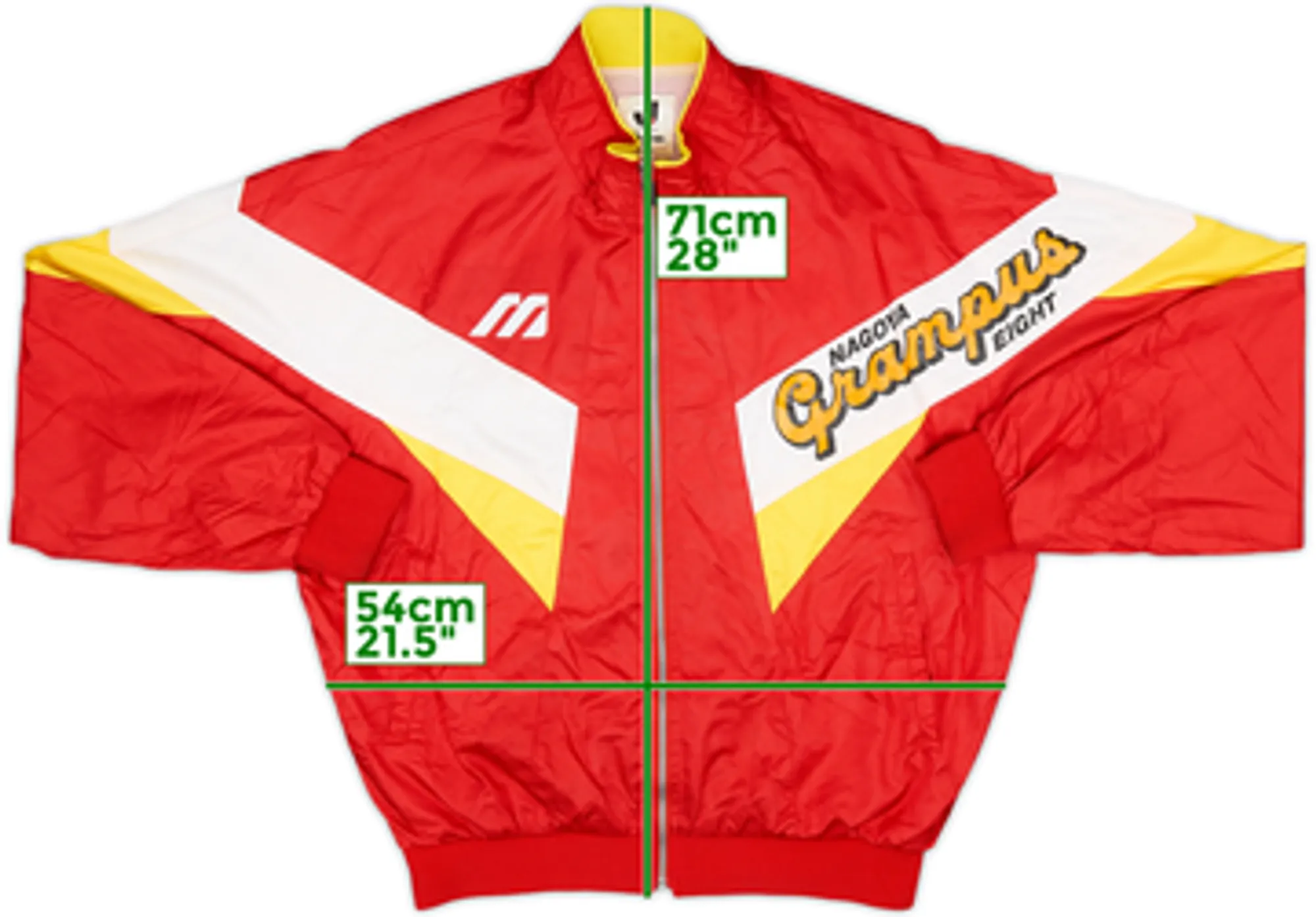 1993-95 Nagoya Grampus Mizuno Track Jacket - 8/10 - (XL)
