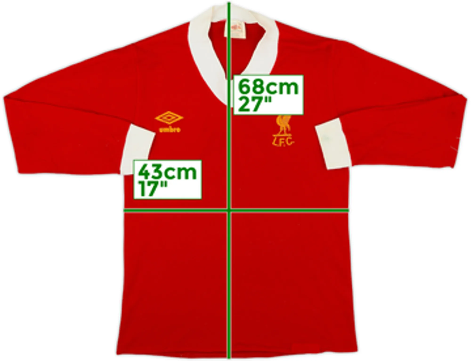 1979-82 Liverpool Home L/S Shirt - 8/10 - (S)
