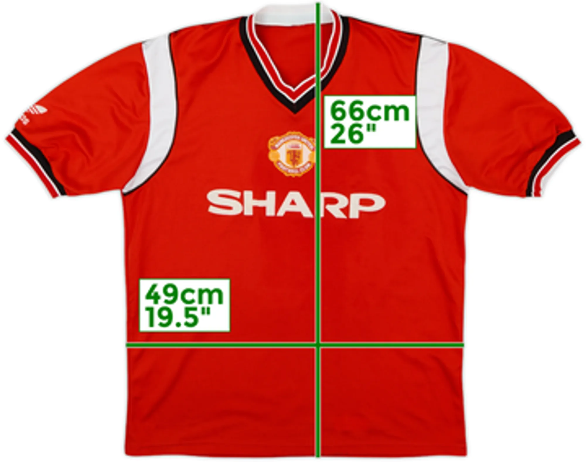 1984-86 Manchester United Home Shirt - 6/10 - (M)