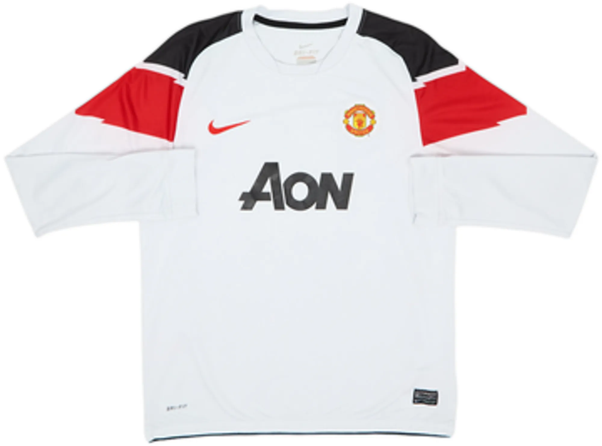 2010-12 Manchester United Away L/S Shirt Rooney #10 - 6/10 - (M)