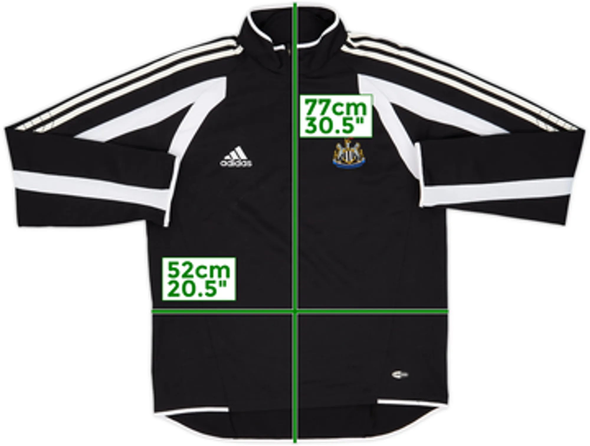 2005-06 Newcastle adidas Drill Top - 8/10 - (S)