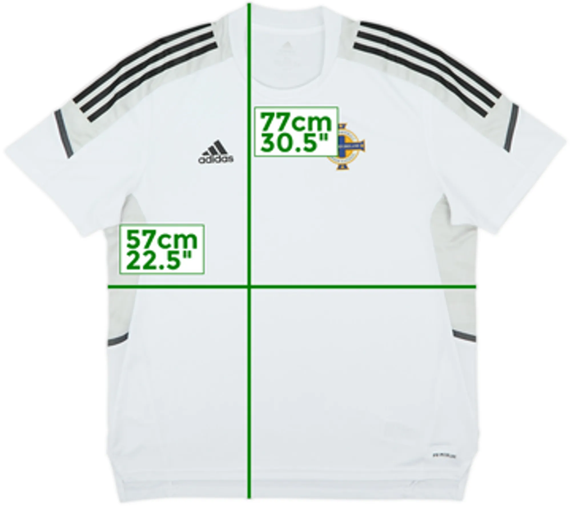 2021-22 Northern Ireland adidas Training Shirt - 8/10 - (XL)
