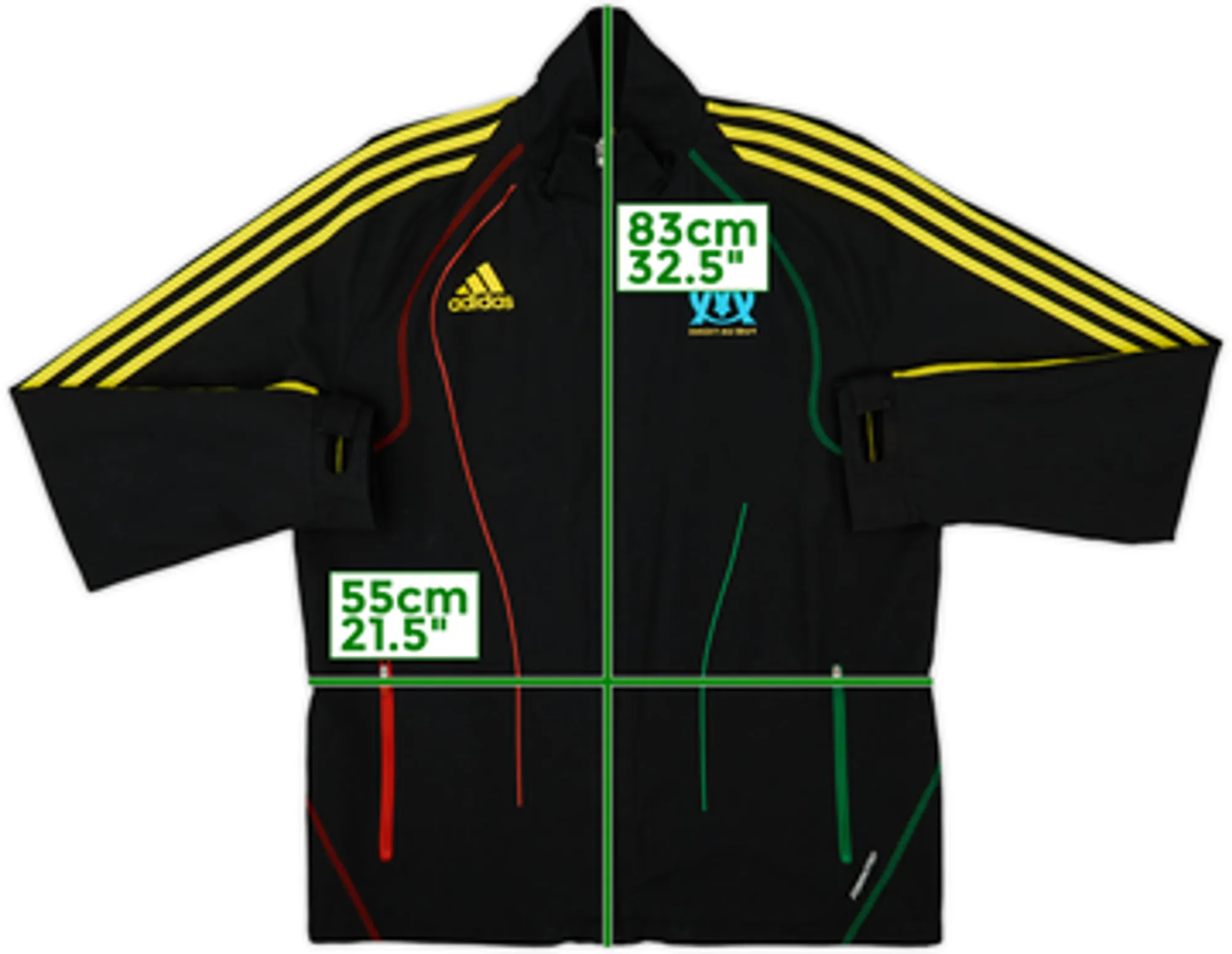 2010-11 Olympique Marseille adidas Formotion Track Jacket - 6/10 - (L)