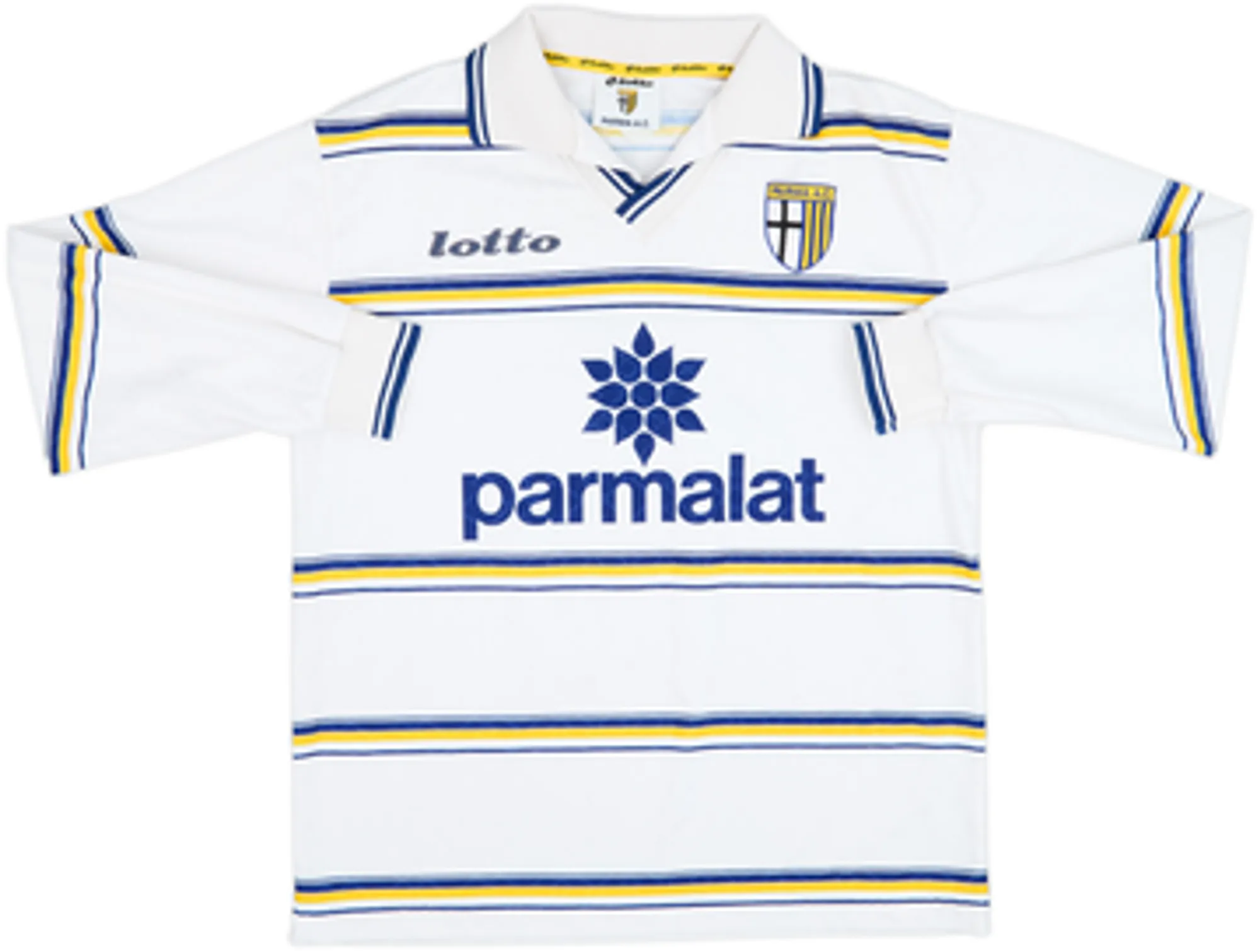 1998-99 Parma Away L/S Shirt Boghossian #15 - 8/10 - (L)