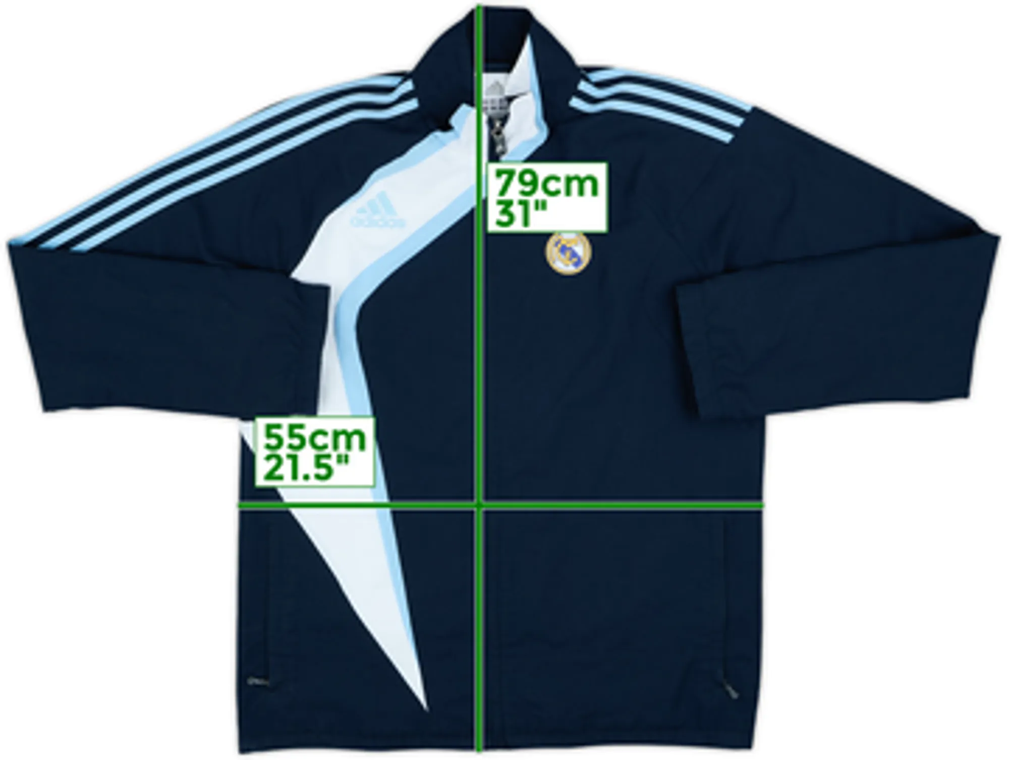 2009-10 Real Madrid adidas Track Jacket - 10/10 - (M)