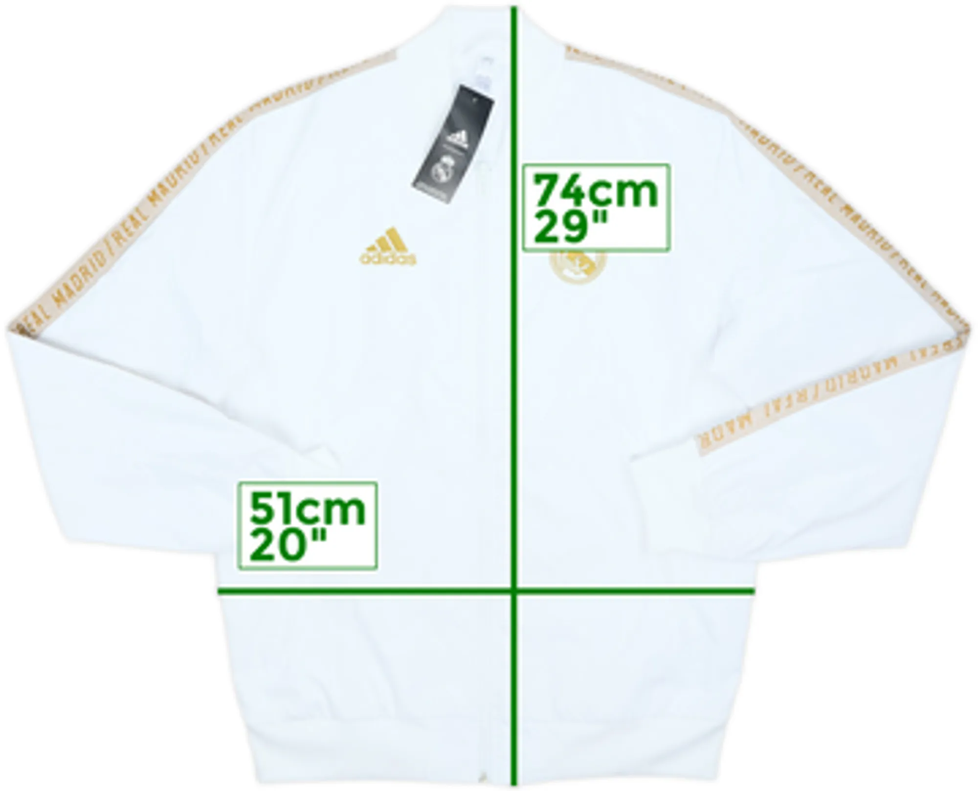 2019-20 Real Madrid adidas Track Jacket (S)