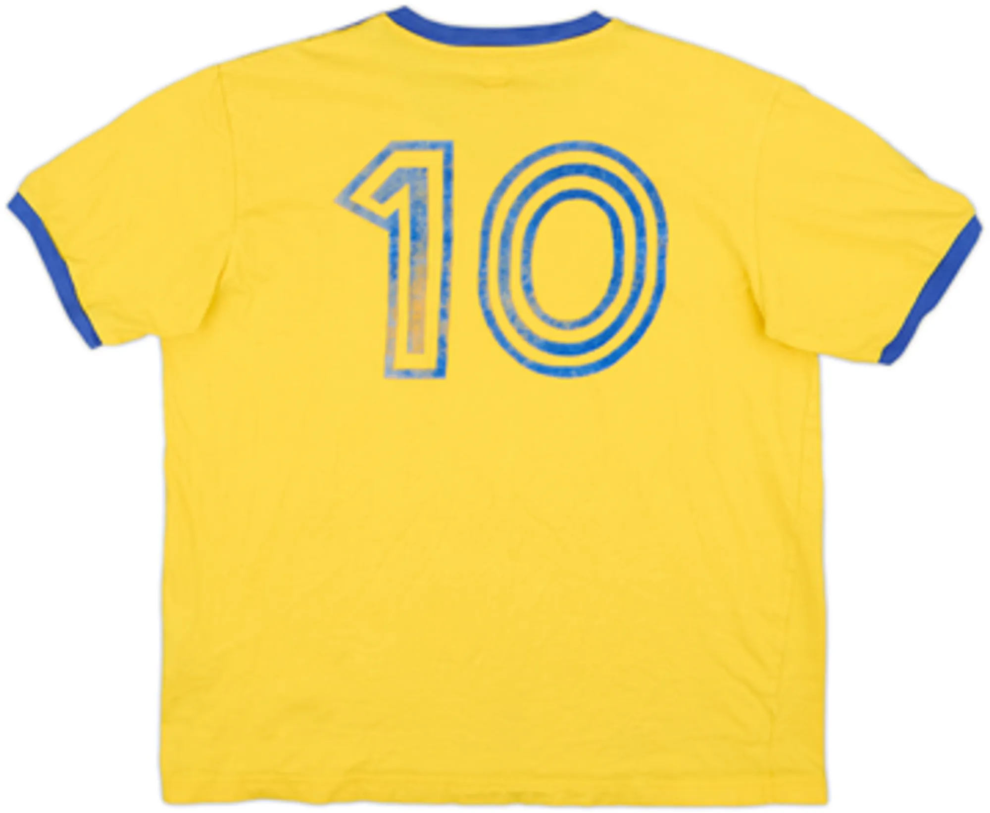 2006 Sweden adidas Originals Retro '1974' Home Shirt #10 #10 (Edstrom) - 6/10 - (M)