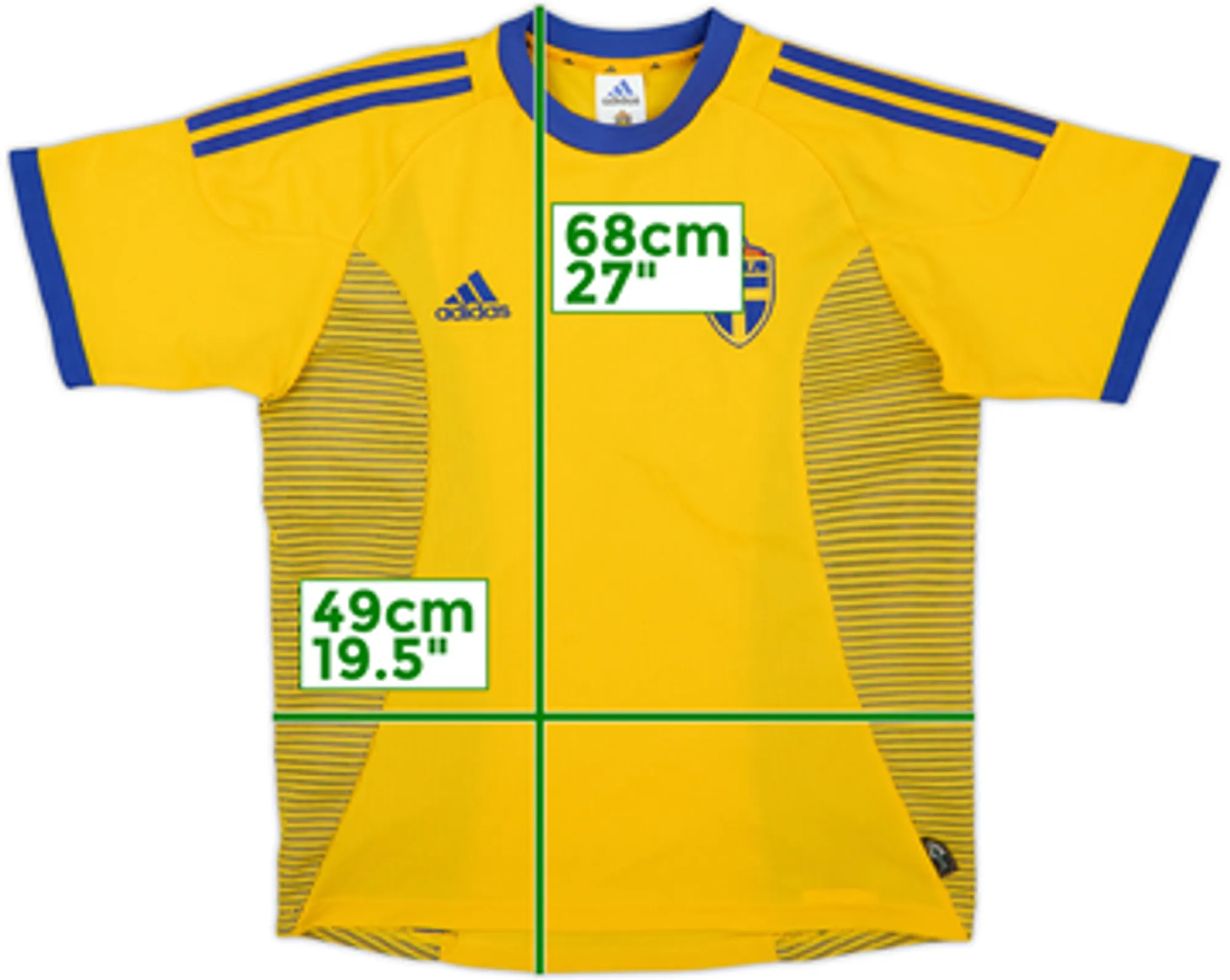 2002-03 Sweden Home Shirt - 8/10 - (XL.Boys)