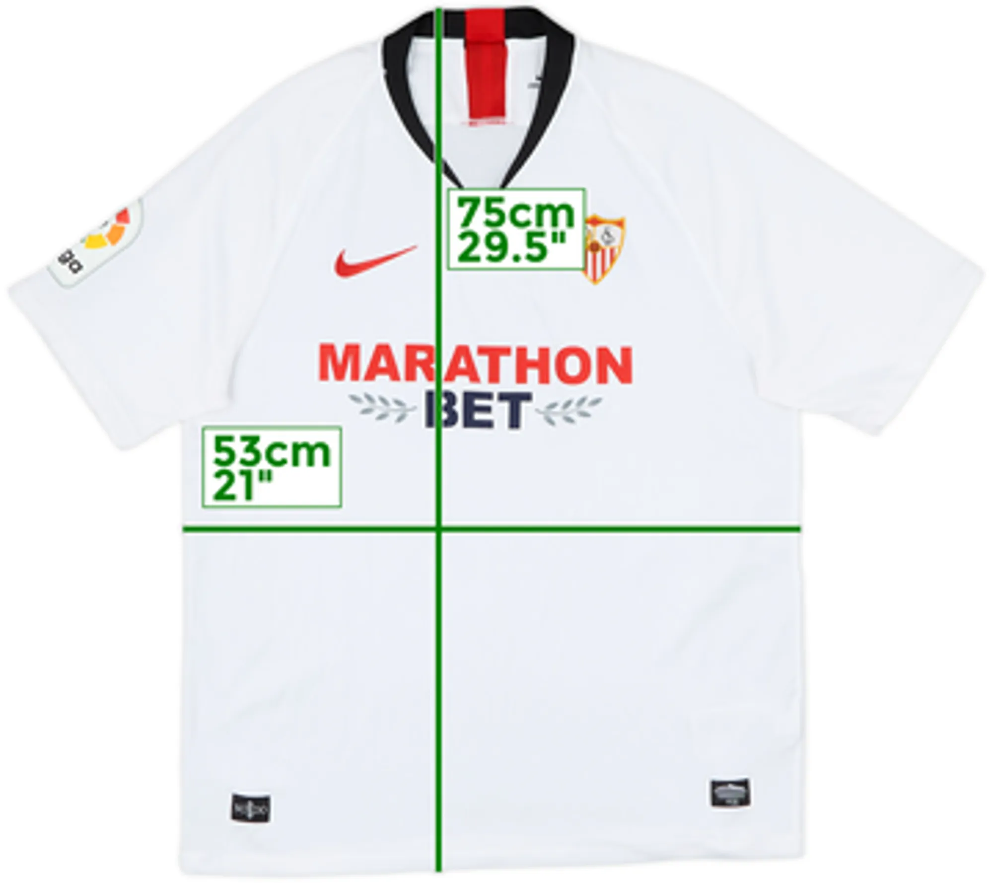 2019-20 Sevilla Home Shirt - 9/10 - (L)