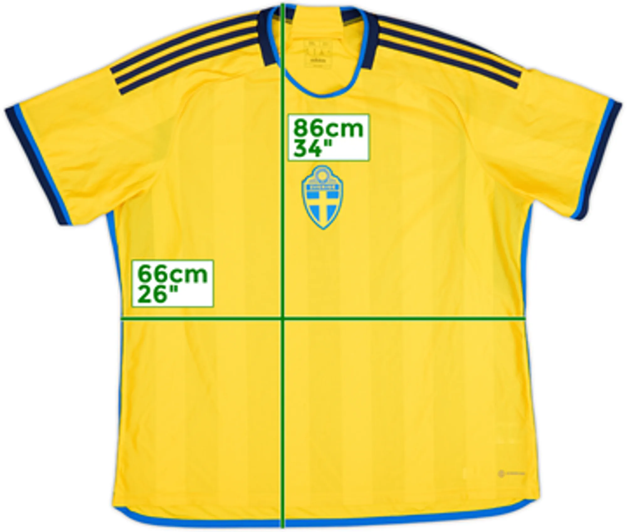 2022-23 Sweden Home Shirt - 5/10 - (3XL)