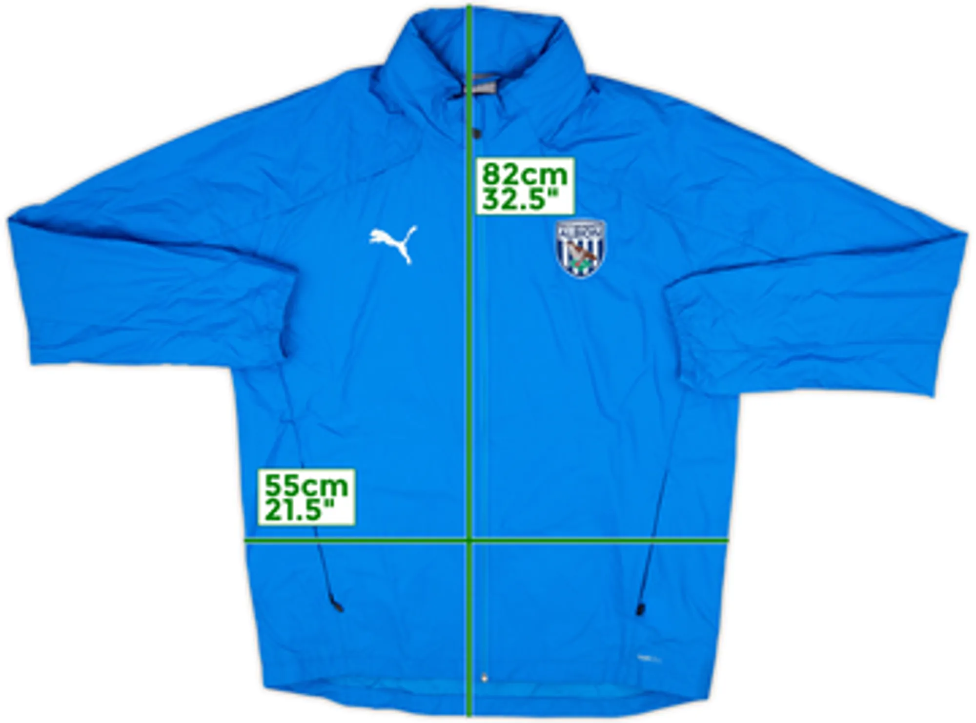 2019-20 West Brom Puma Hooded Rain Jacket - 8/10 - (L)
