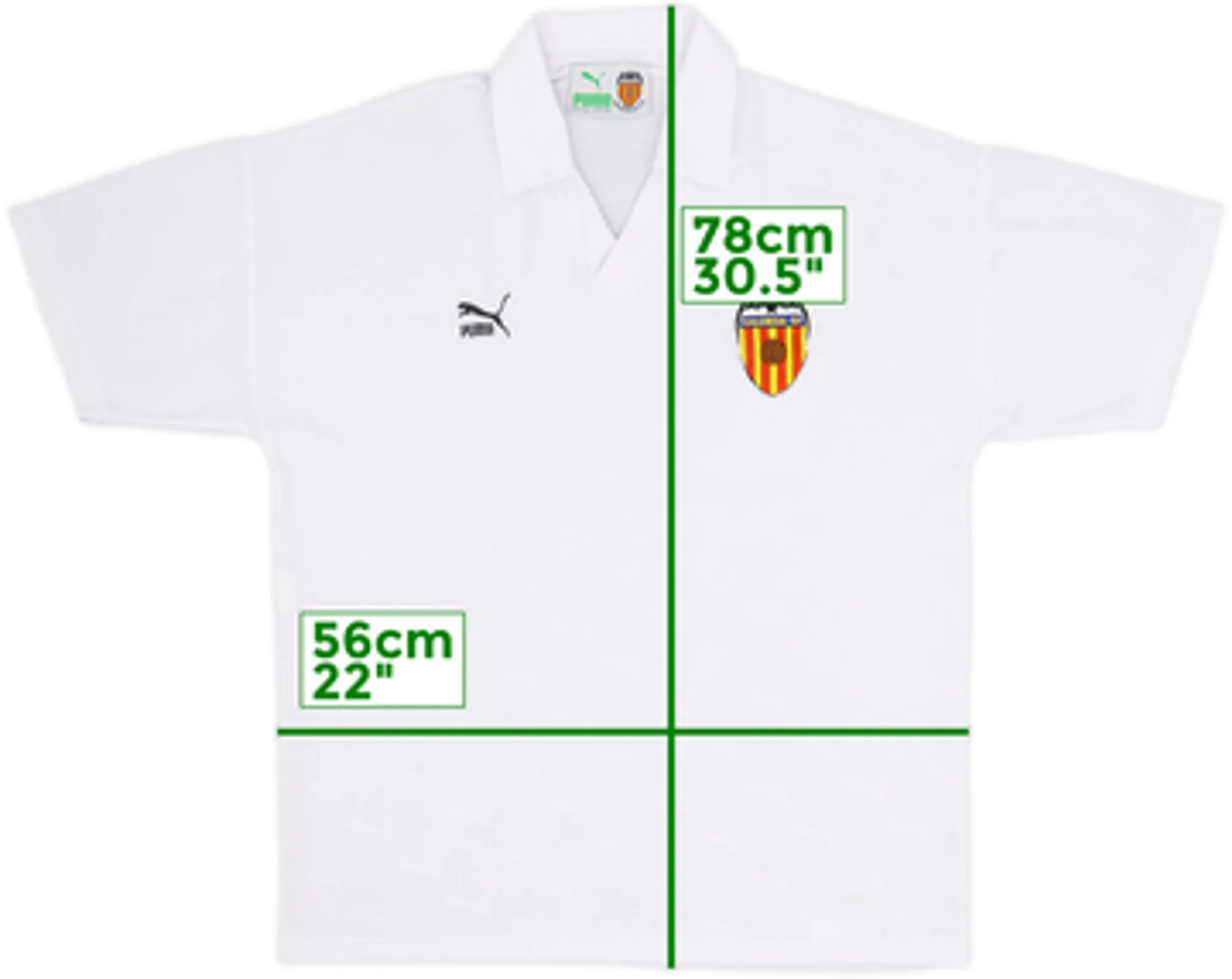 1990-92 Valencia Home Shirt - 10/10 - (L/XL)