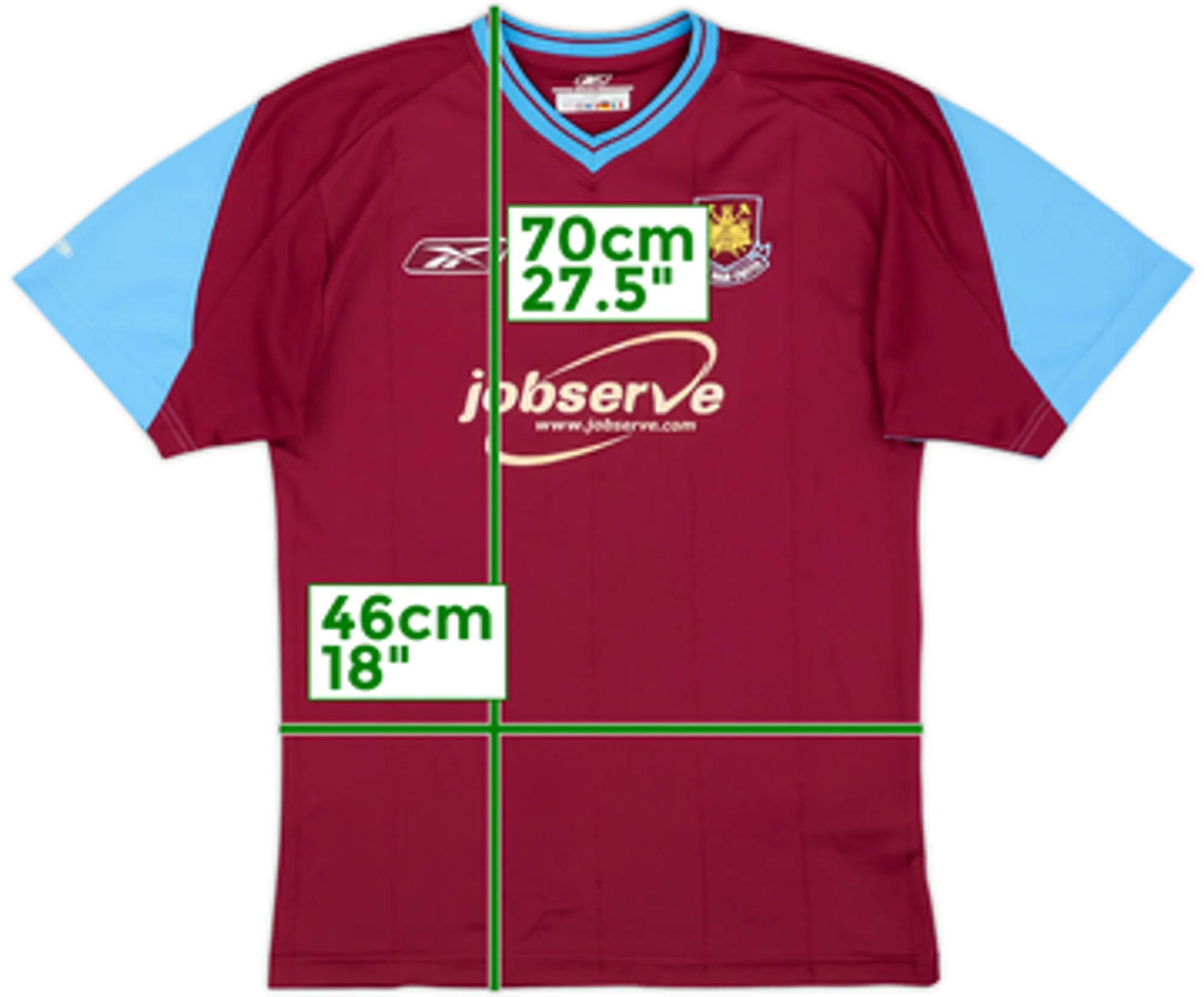 2003-05 West Ham Home Shirt - 7/10 - (L)