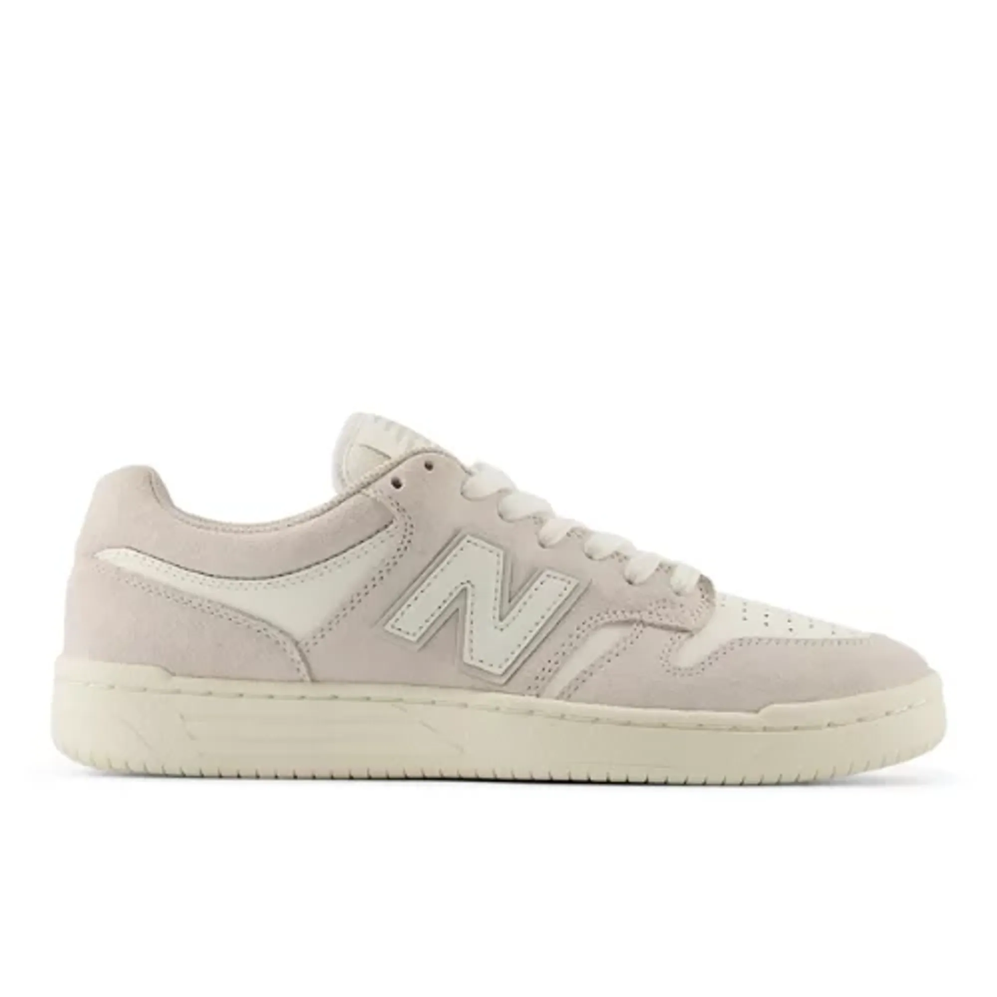 New Balance Unisex NB Numeric 480 in White Suede/Mesh