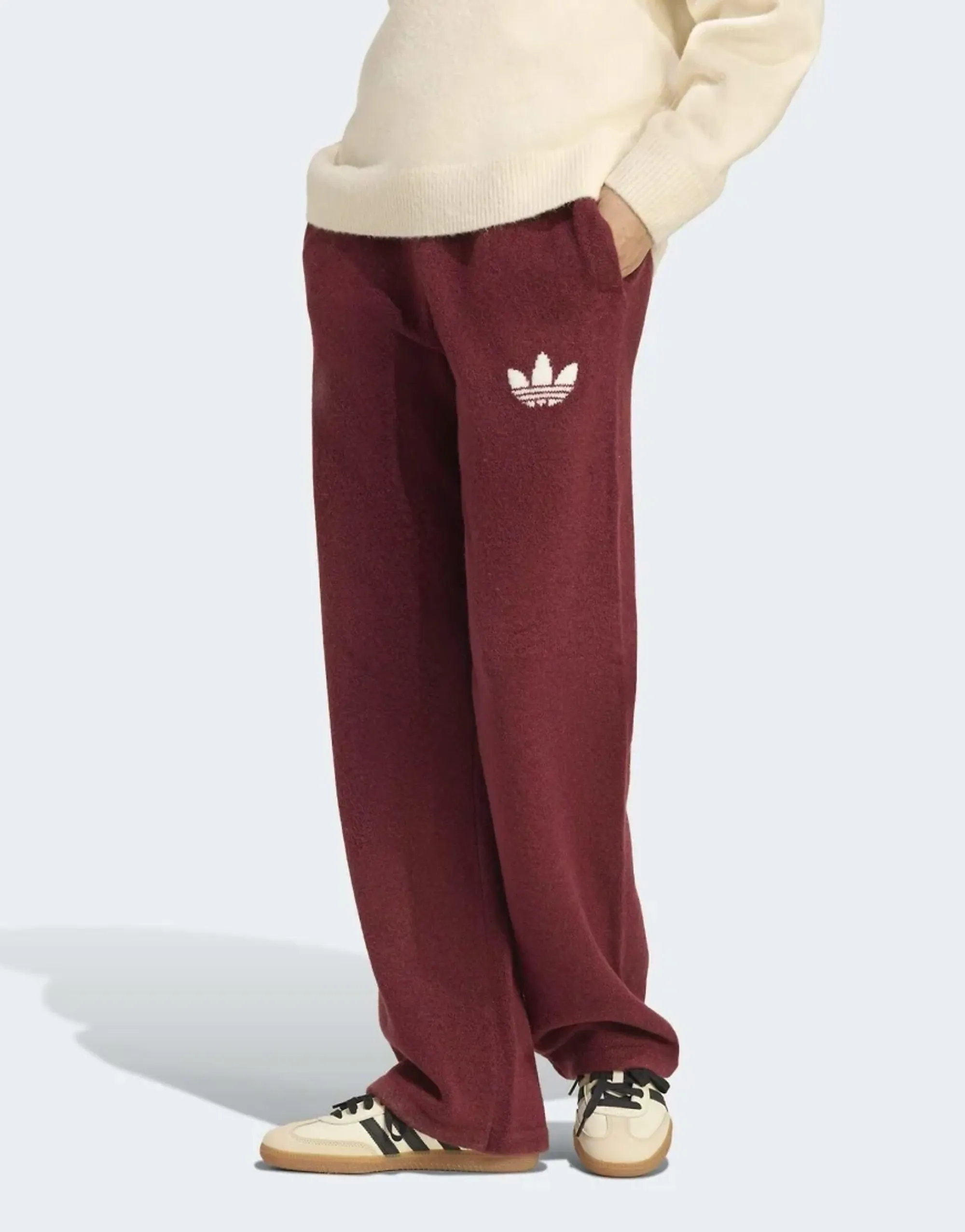 adidas Originals Trefoil Knit Joggers - Red - Womens
