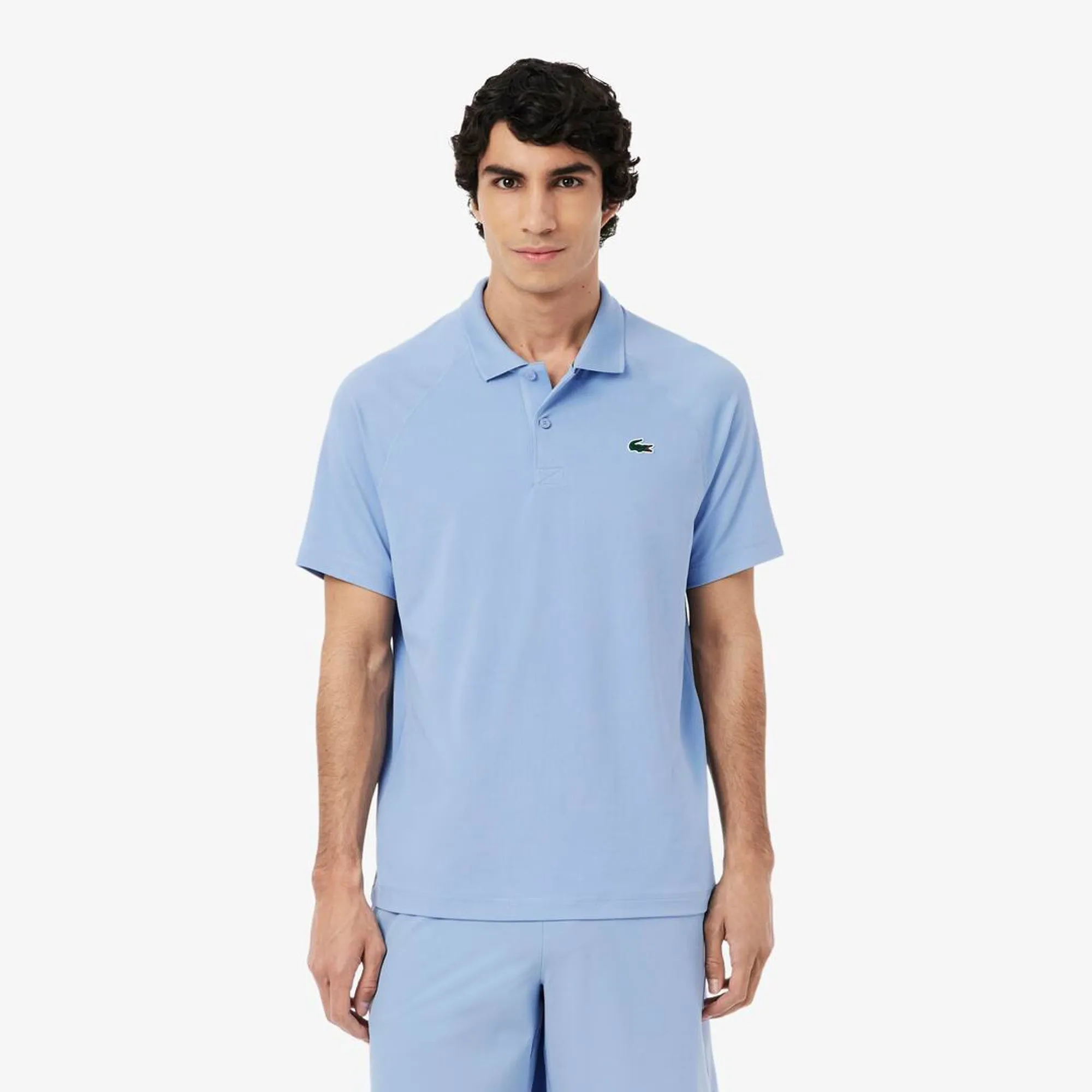 Lacoste Regular Fit Ultra Dry Sport Polo Shirt - Light Blue