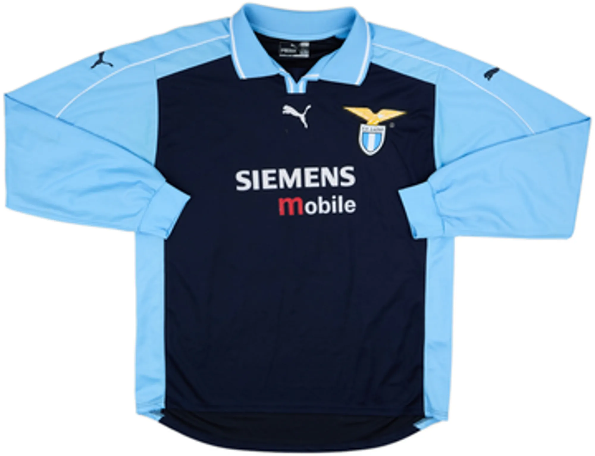 2001-02 Lazio European Away L/S Shirt Nesta #13 - 8/10 - (XL)