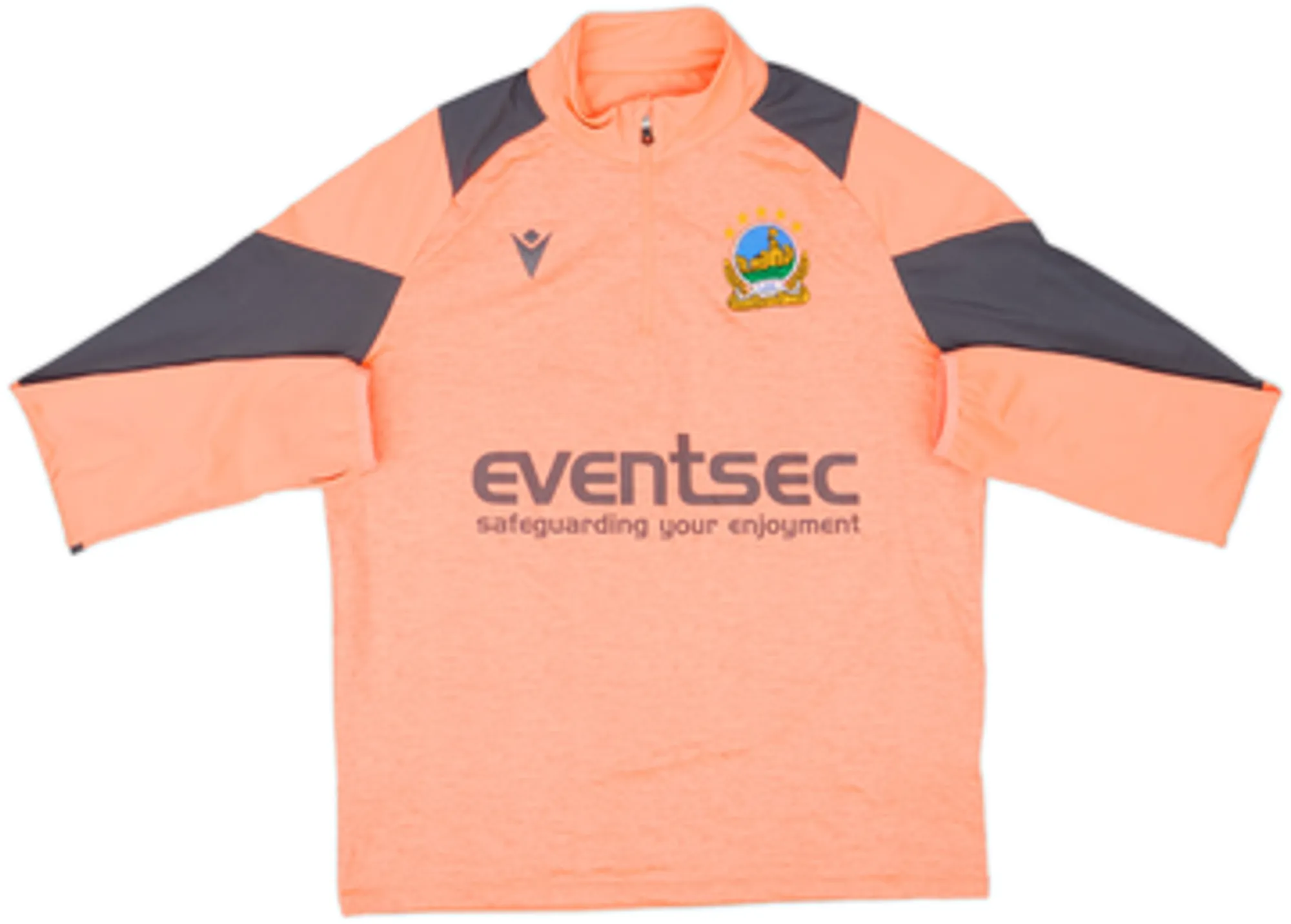 2021-22 Linfield Macron 1/4 Zip Tracksuit - 9/10 - (S)