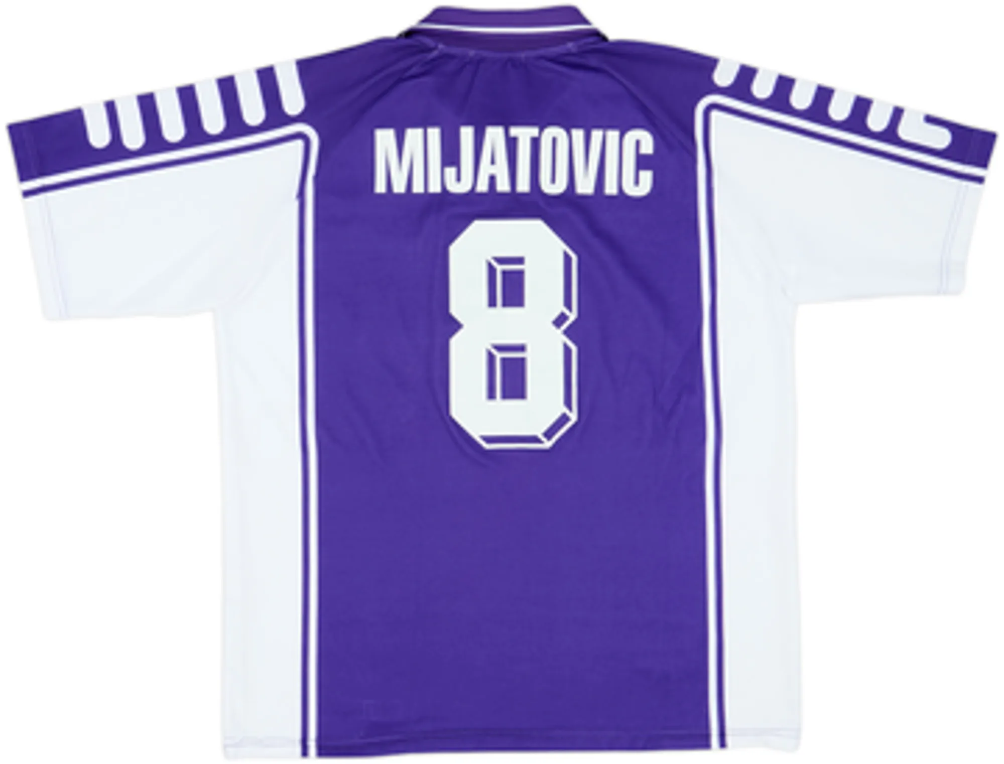 1999-00 Fiorentina Home Shirt & Shorts Mijatovic #8 - 9/10 - (XL)