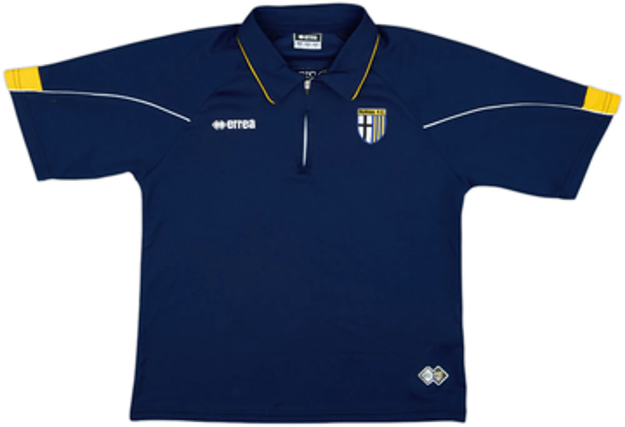 2012-13 Parma Errea 1/4 Zip Polo Shirt - 8/10 - (S)