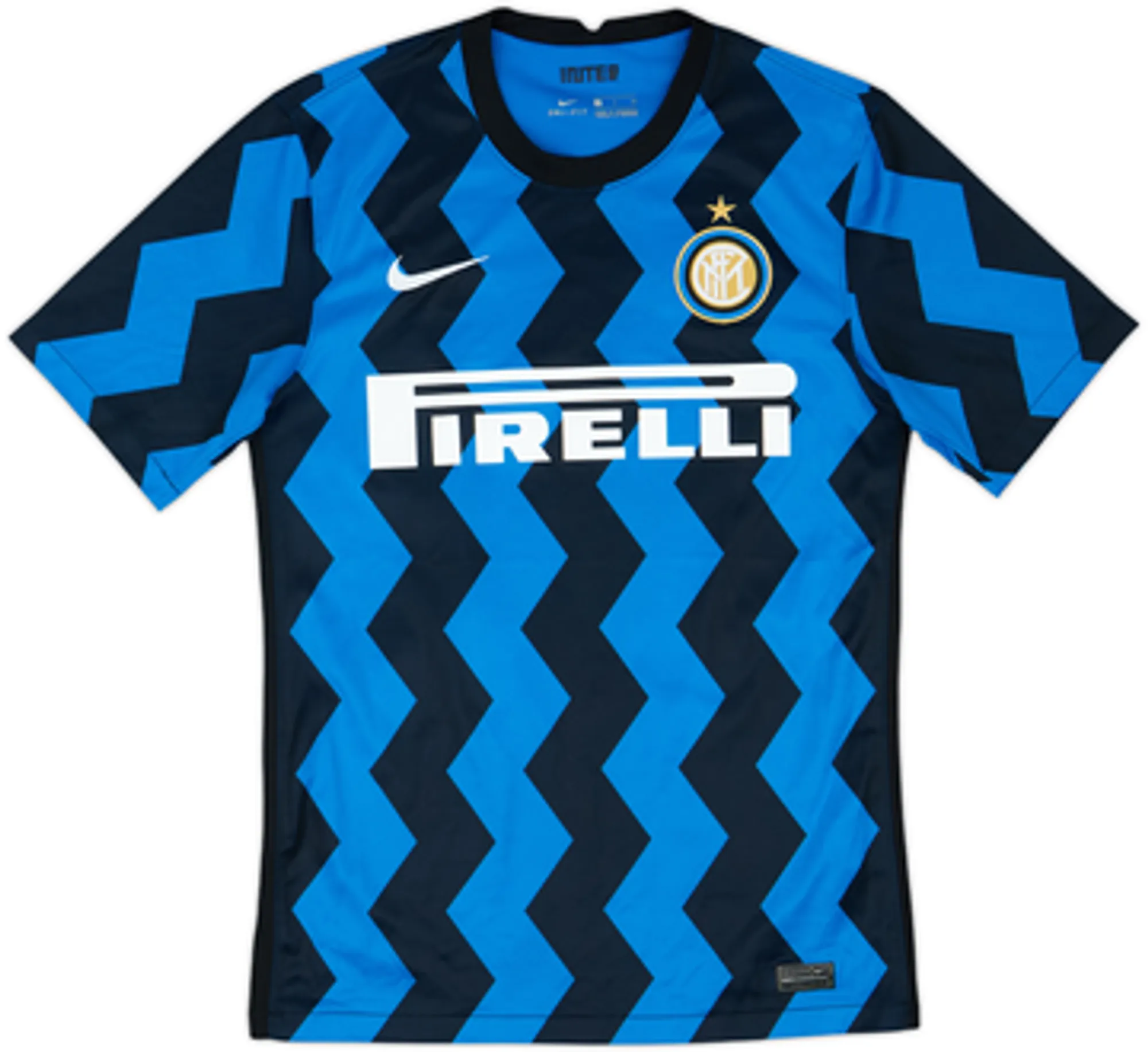 2020-21 Inter Milan Home Shirt Lukaku #9 - 10/10 - (S)