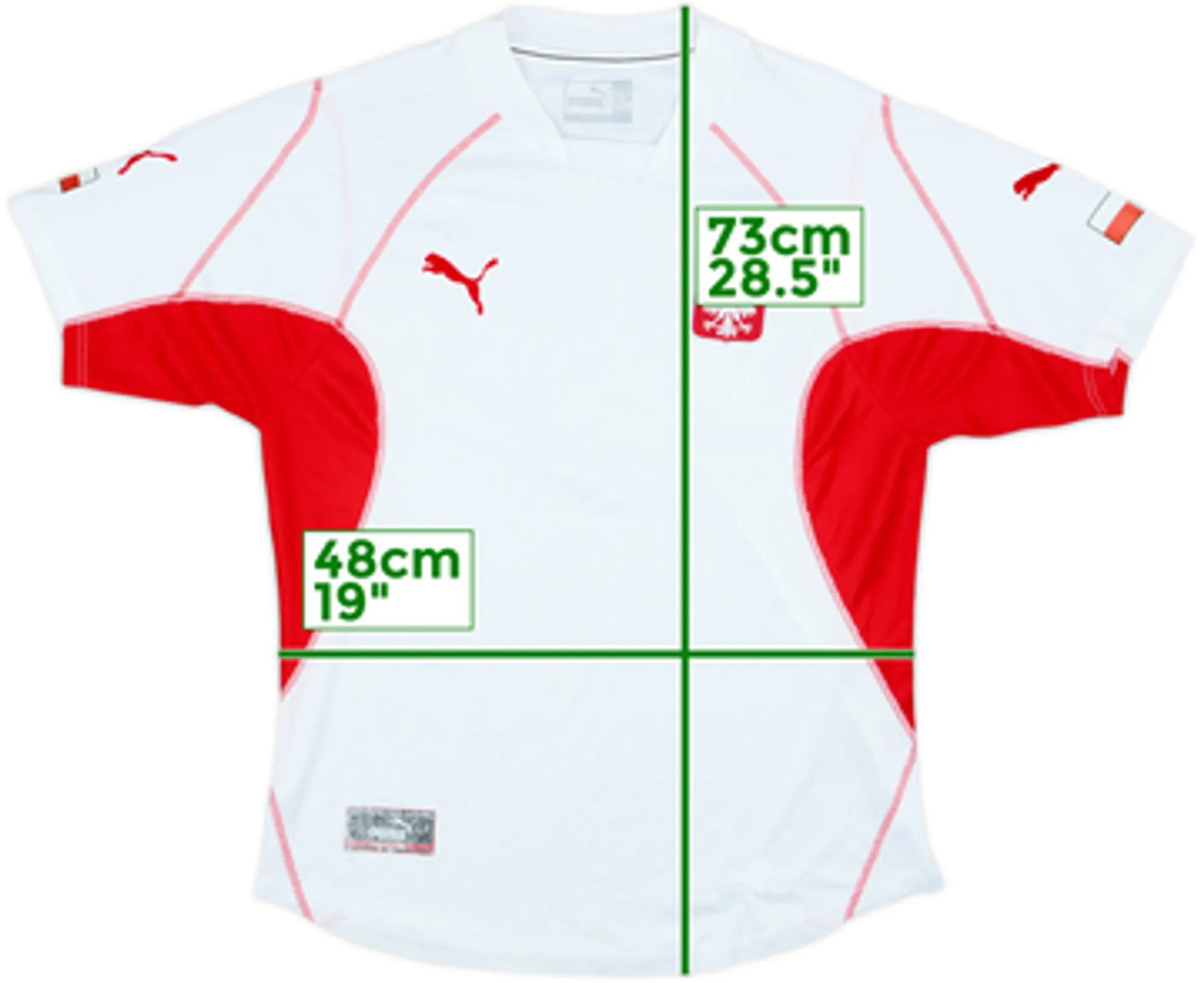 2002-04 Poland Home Shirt - 8/10 - (M)