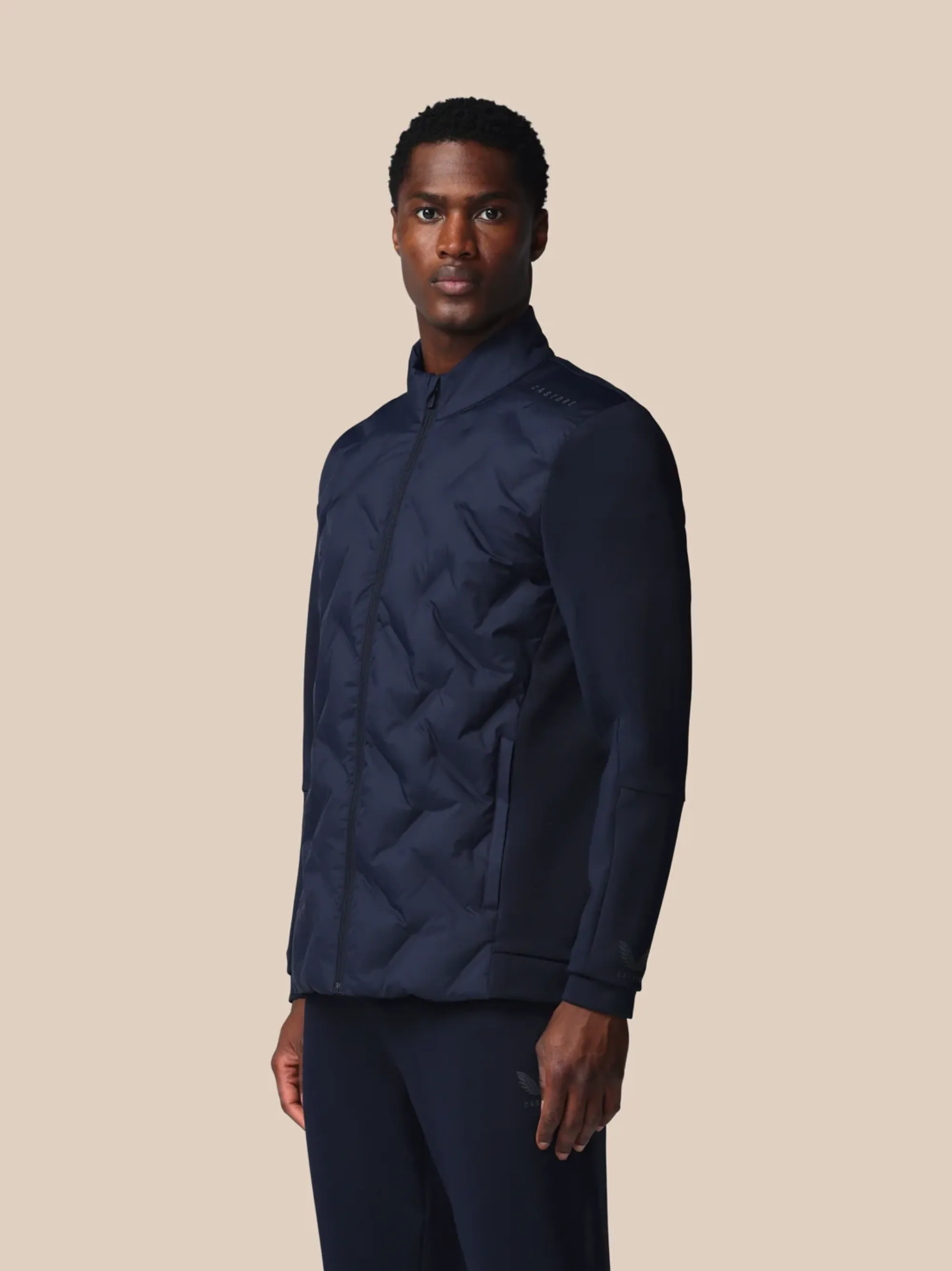 Castore Men’s Flex Long Sleeve Hybrid Jacket - Navy